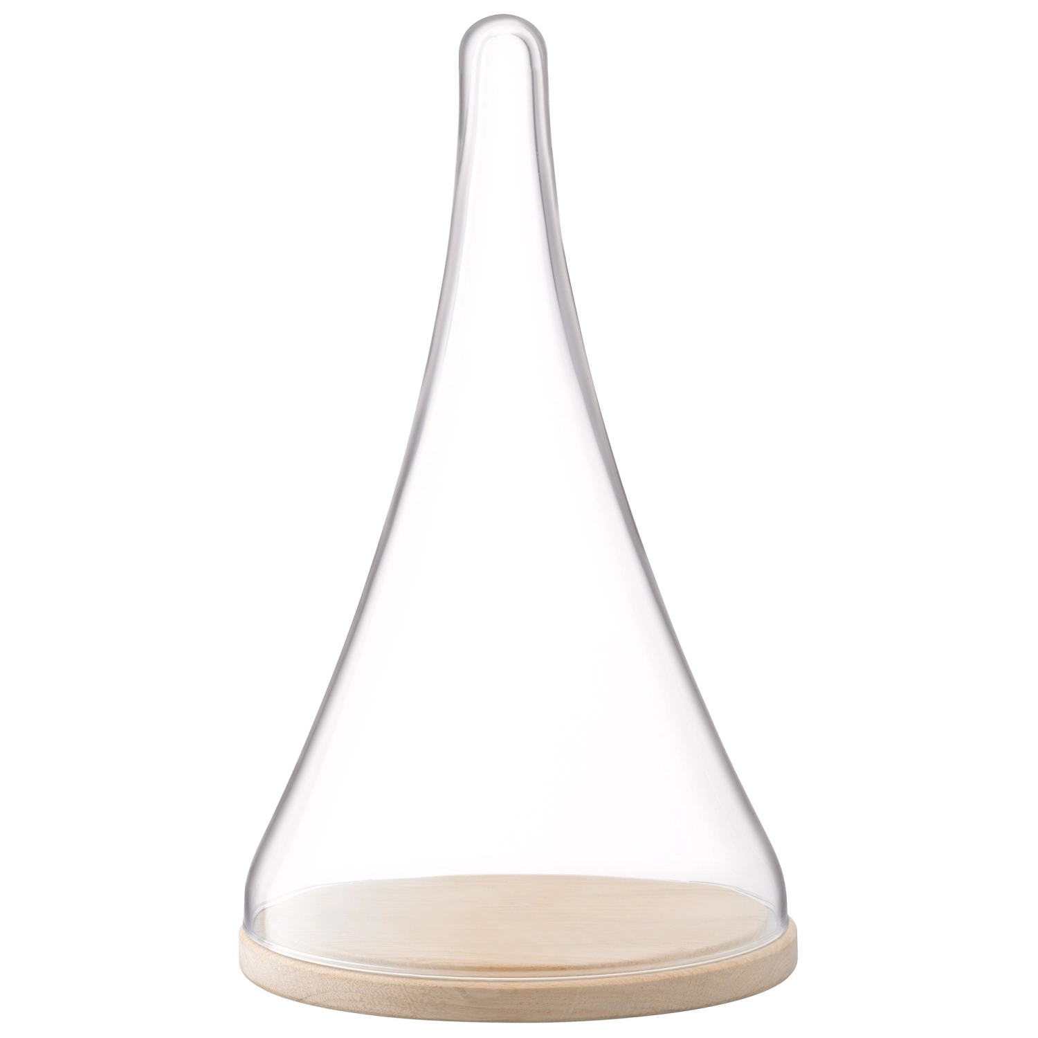 Bild von LSA - Cloche Glocke mit Eichenplatte D 21 cm H 35.5 cm