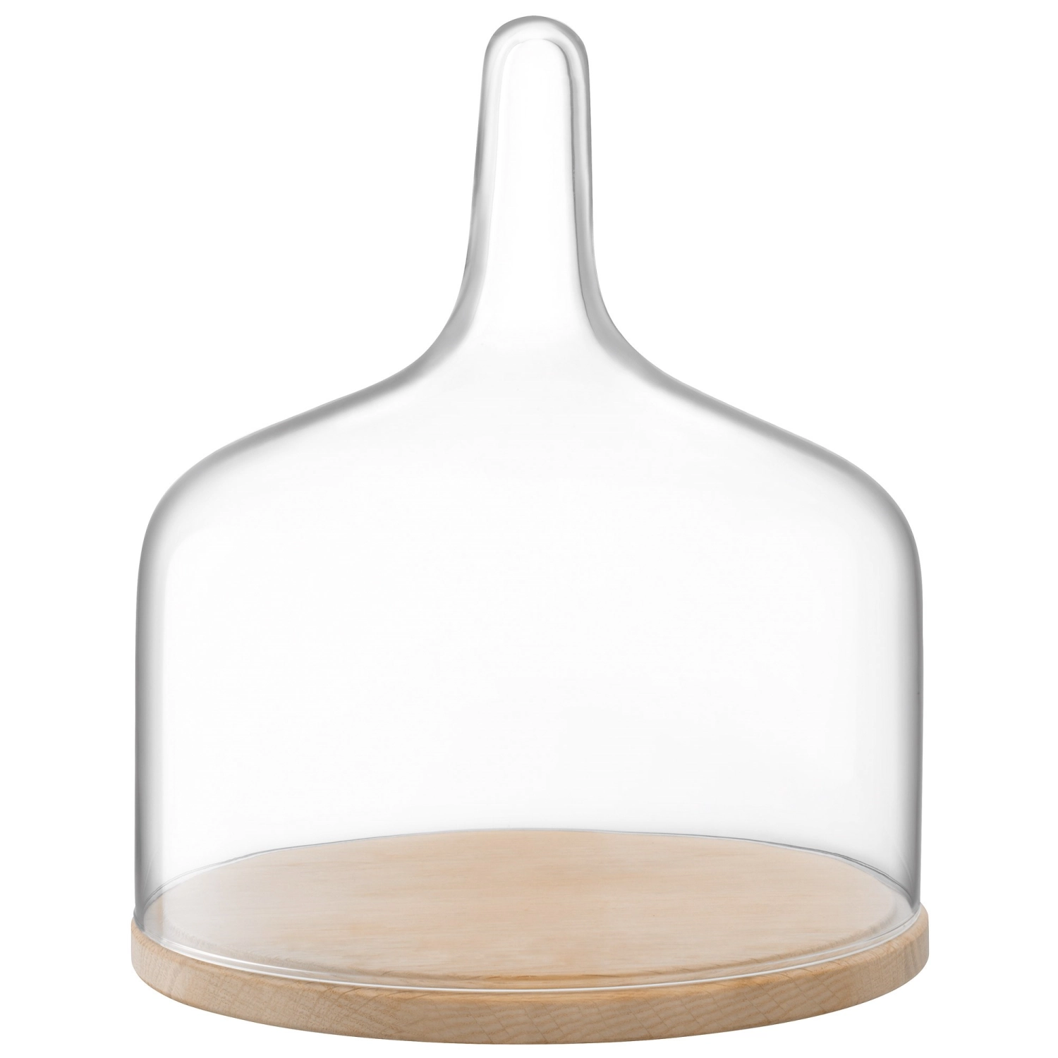 Bild von LSA - Cloche Glocke mit Eichenplatte D 26 cm H 30.5 cm