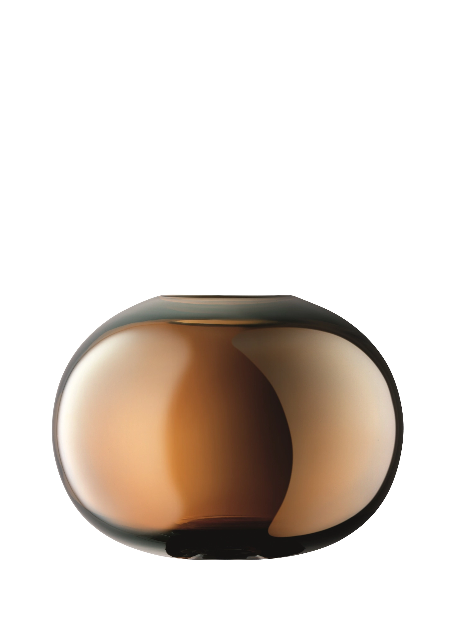 Image de LSA - Vase Époque H 18 cm ambre lustre