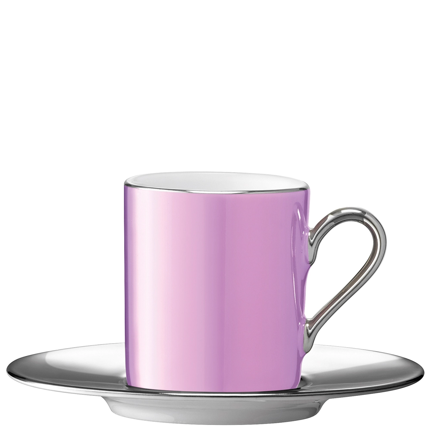 Bild von LSA - Palazzo Kaffeetasse und UT 100 ml himbeere platin