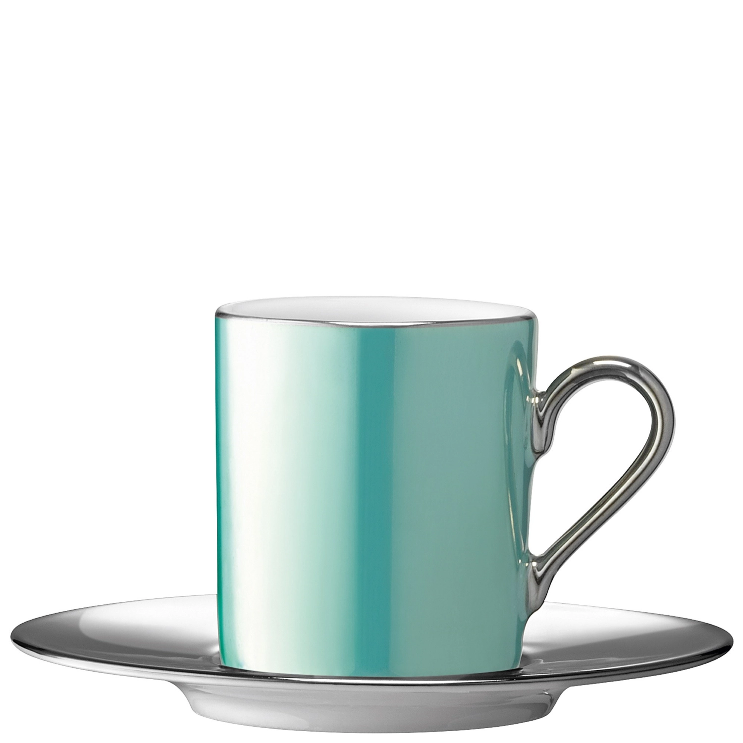 Bild von LSA - Palazzo Kaffeetasse und UT 100 ml meeresgrün platin