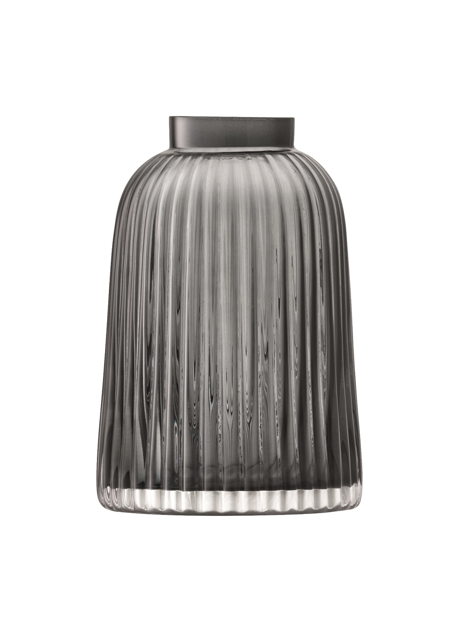 Bild von LSA - Pleat Vase H 20 cm grau