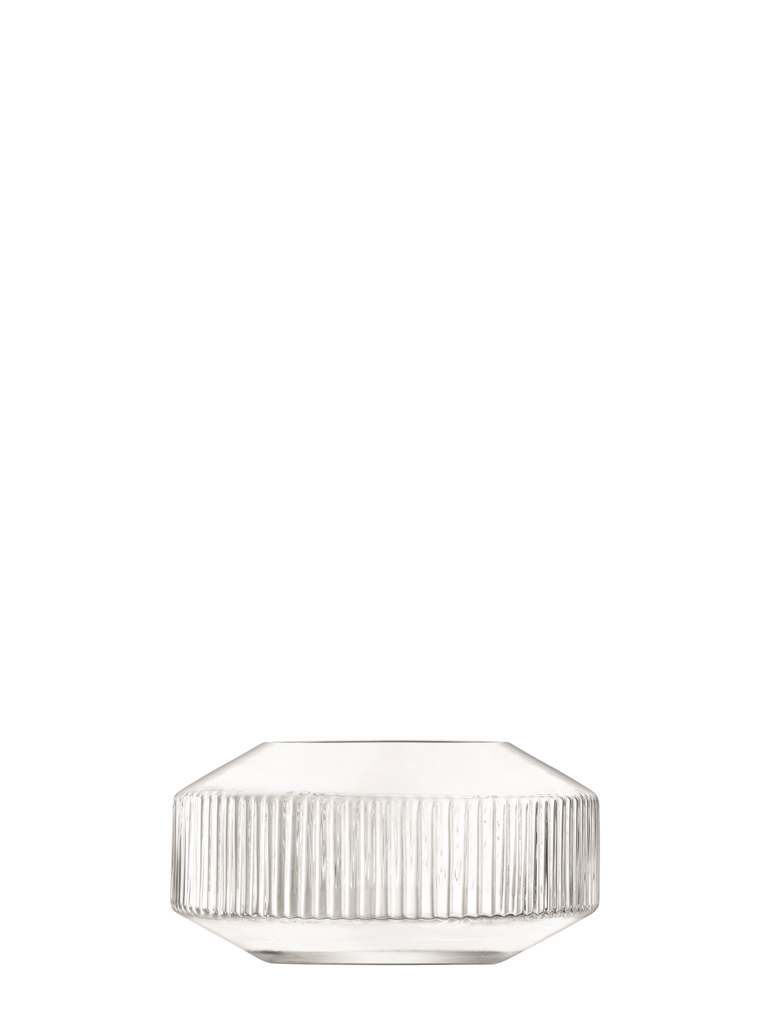 Bild von LSA - Rotunda Breite Vase H 14 cm Klar