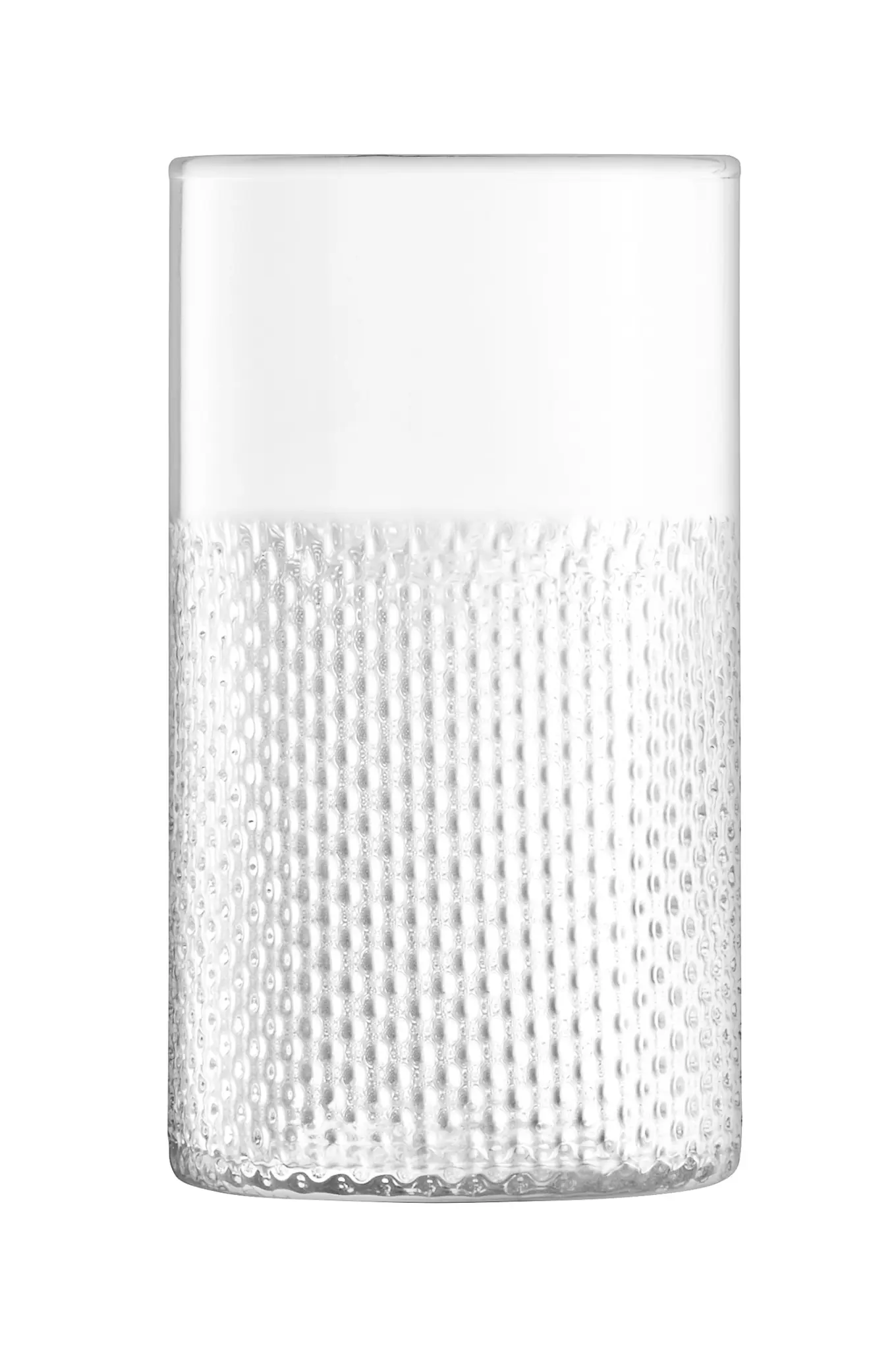 Bild von LSA - Wicker Vase/Sturmlicht H 25 cm transparent
