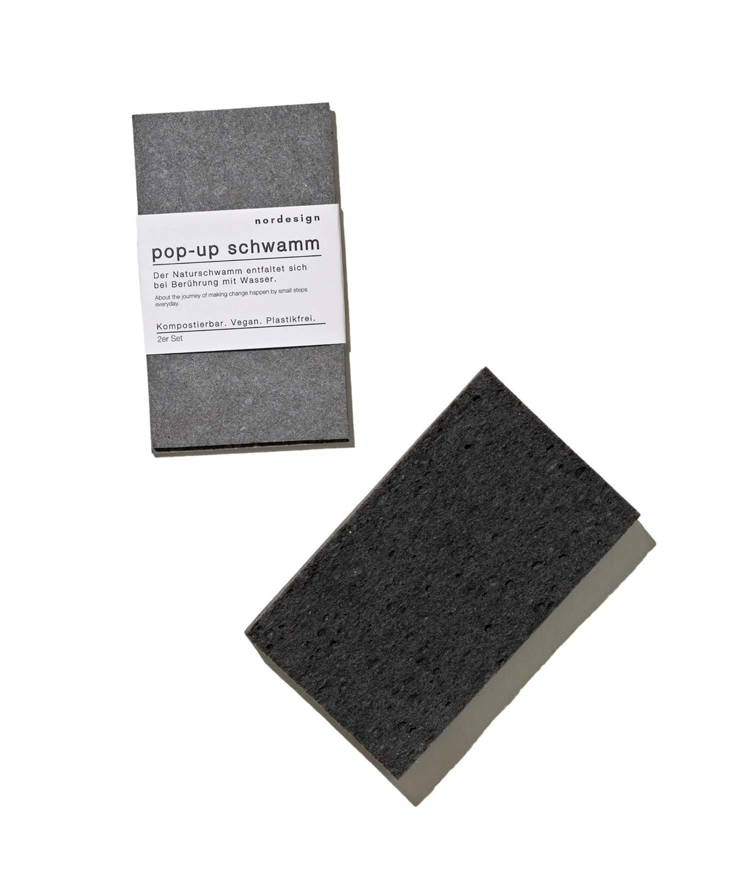 Picture of Nordesign - [[T]]he Set Pop-Up Sponge 11 x 6.5 cm H 0.6 cm