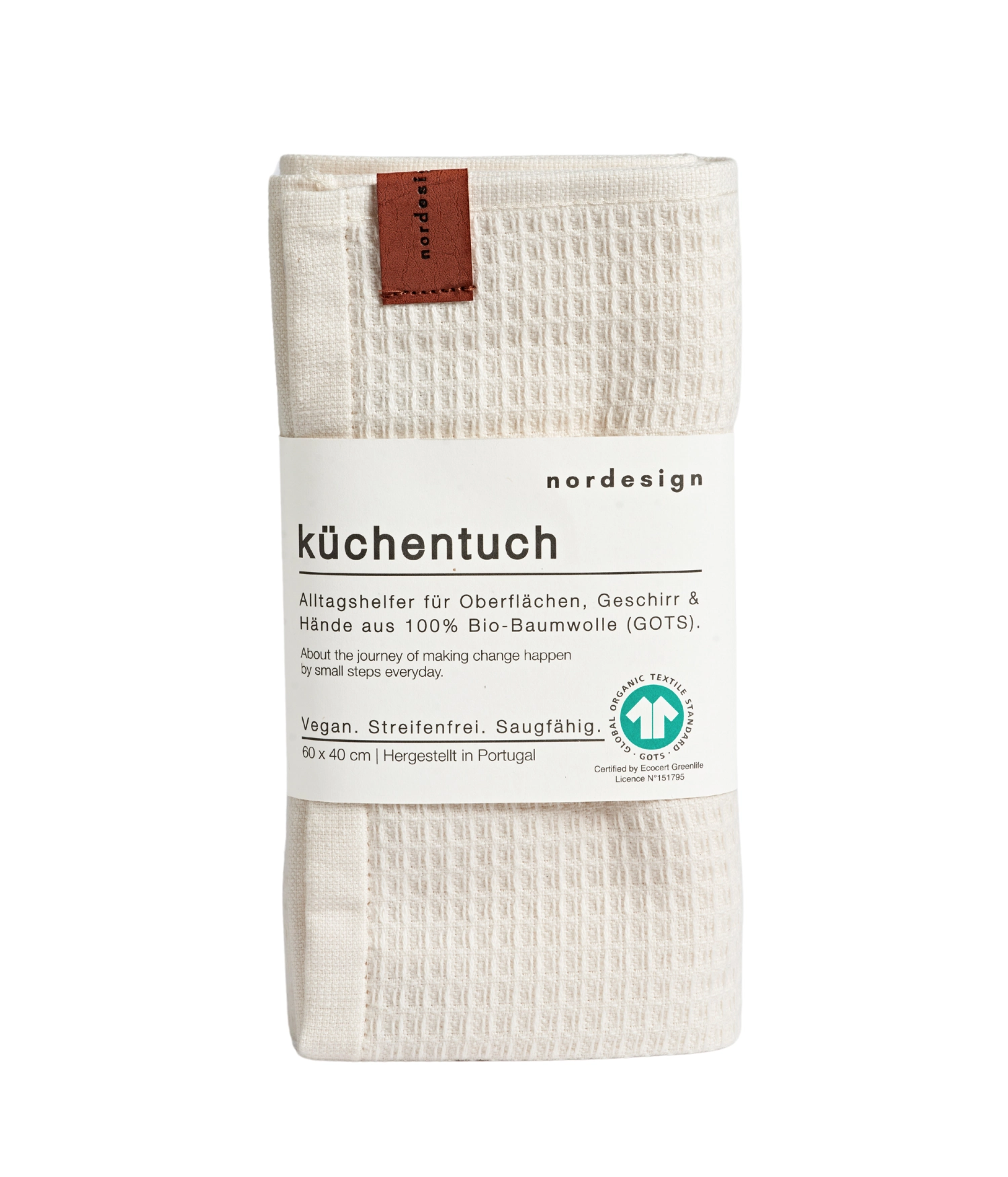 Bild von Nordesign - Küchentuch Copenhagen Beige 50 x 50 cm