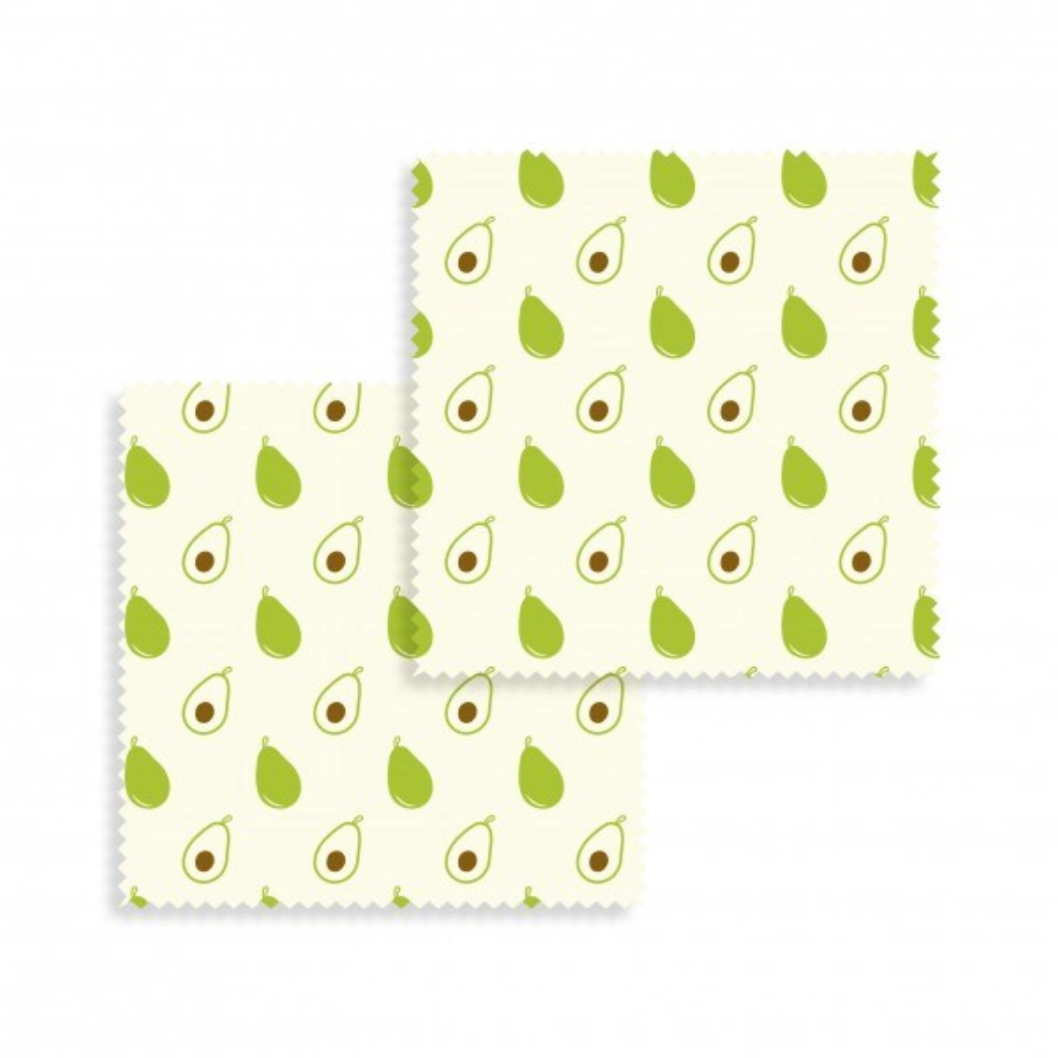 Bild von Nuts Innovations - 2er Set Bienenwachs Wraps Avocado 20 x 20 cm