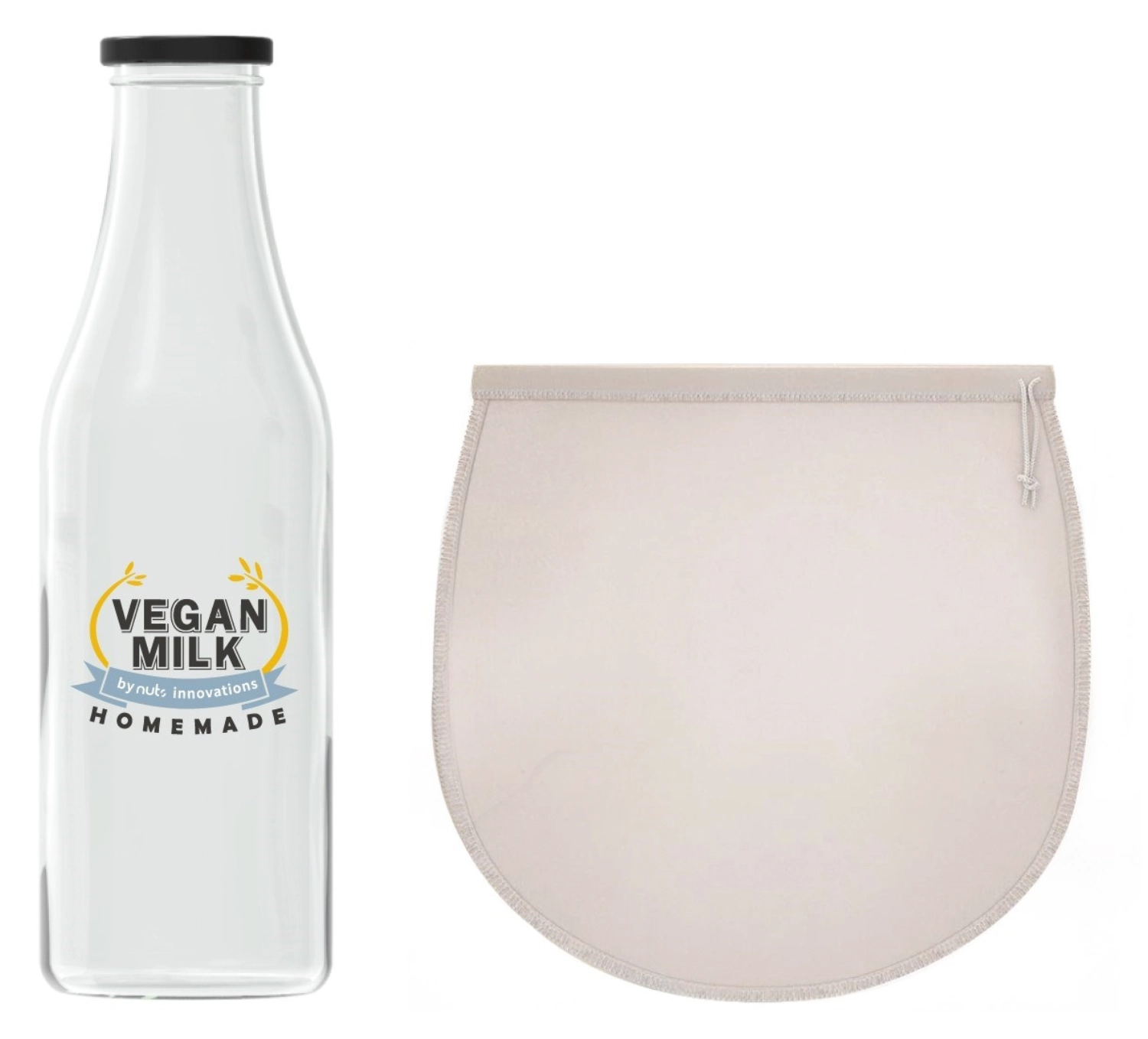 Picture of Nuts Innovations - 2er Set Nut Milk Bag Bottle 900 ml