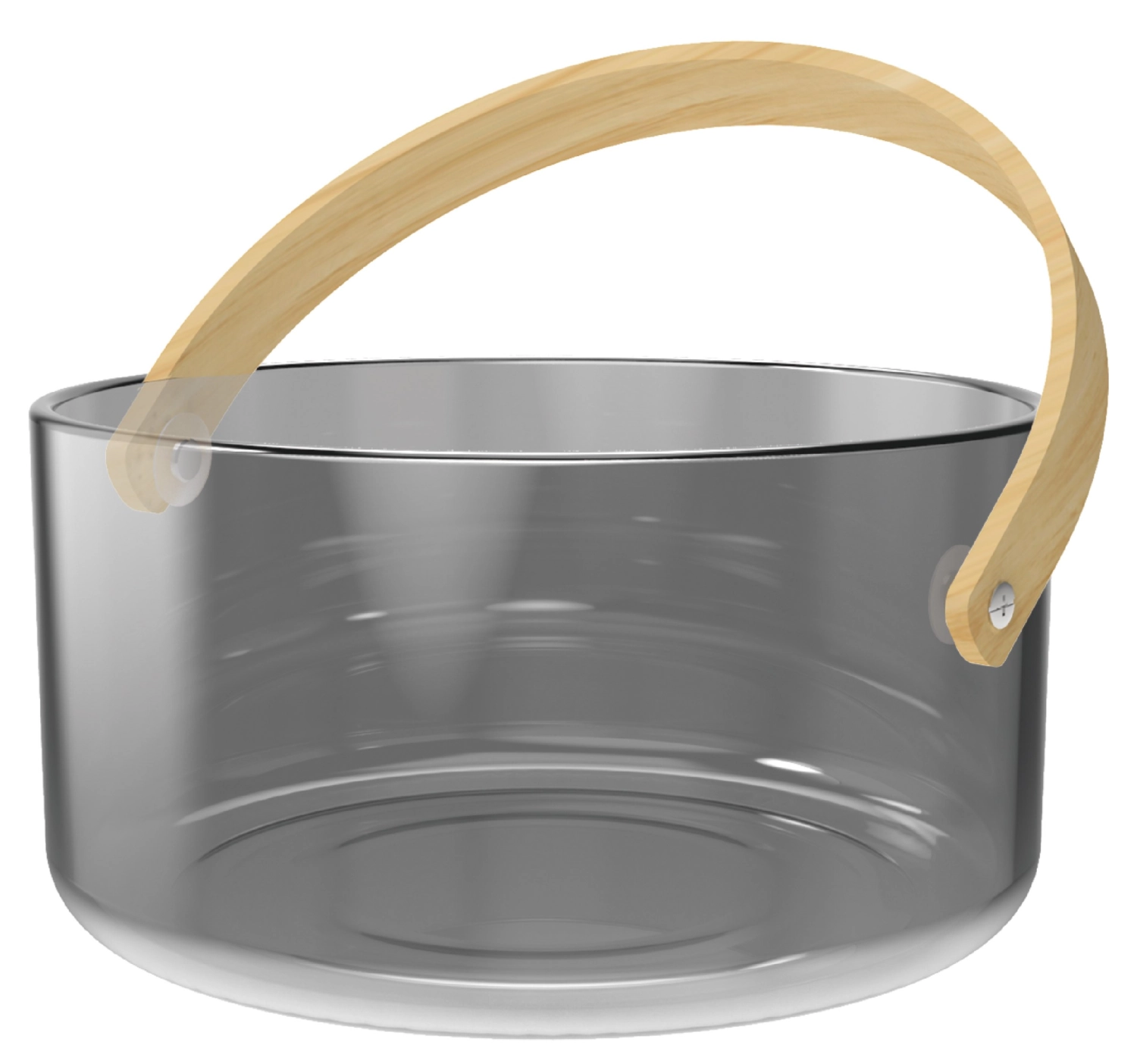 Bild von Nuts Innovations - Servierschale mit Henkel grau