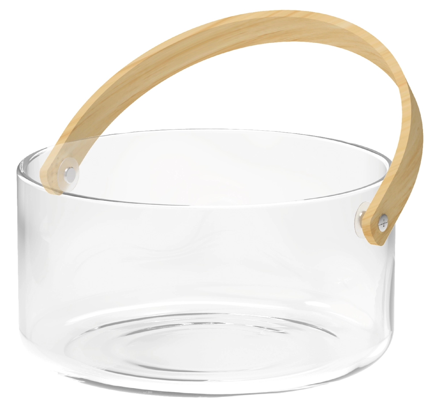 Bild von Nuts Innovations - Servierschale mit Henkel transparent