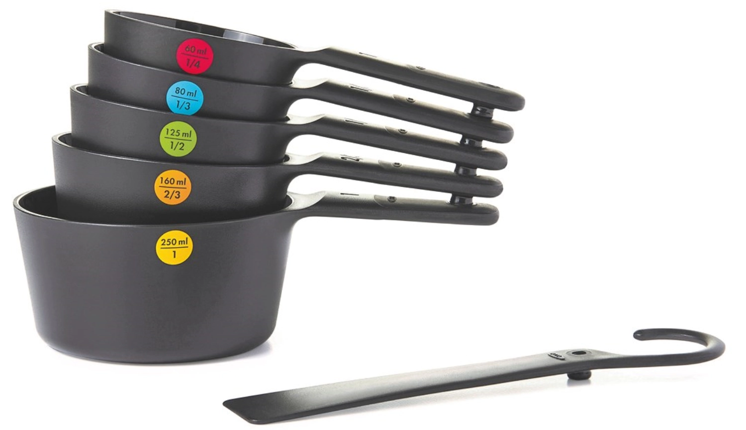 Bild von OXO - 6er Set GG Messlöffel schwarz