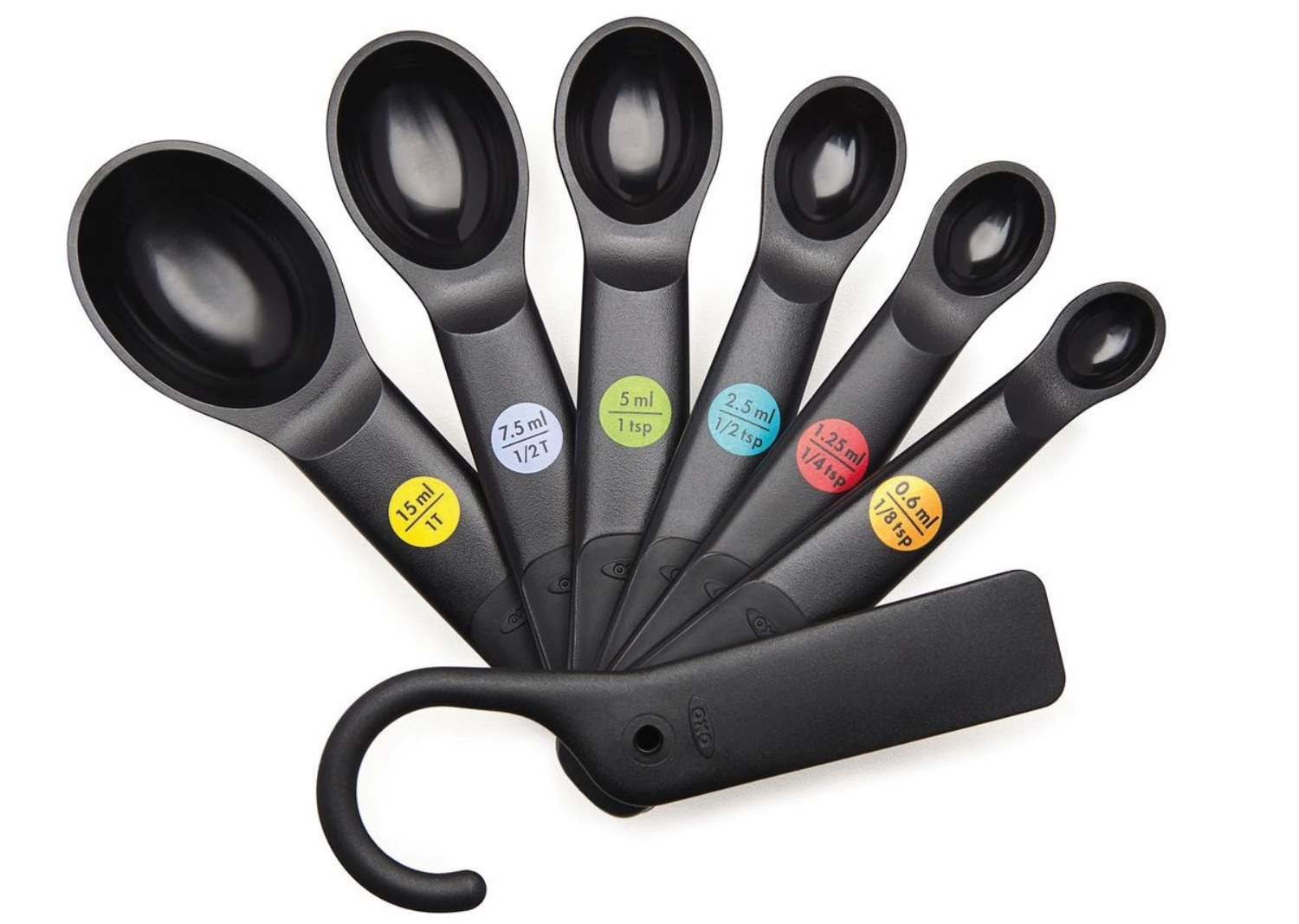 Bild von OXO - 7er Set GG Messlöffel schwarz