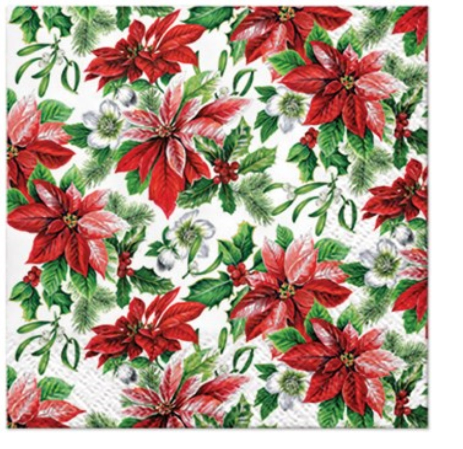 Bild von PAW - Servietten Cocktail 20x glory Weihnachtsstern 25 x 25 cm