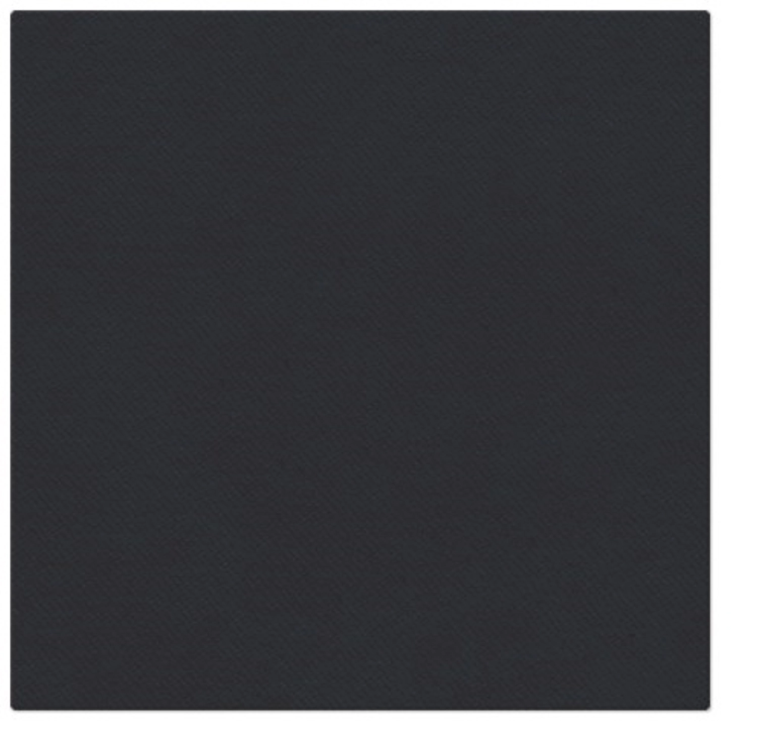 Bild von PAW - Servietten Dinner 50x Unifarbe schwarz 40 x 40 cm
