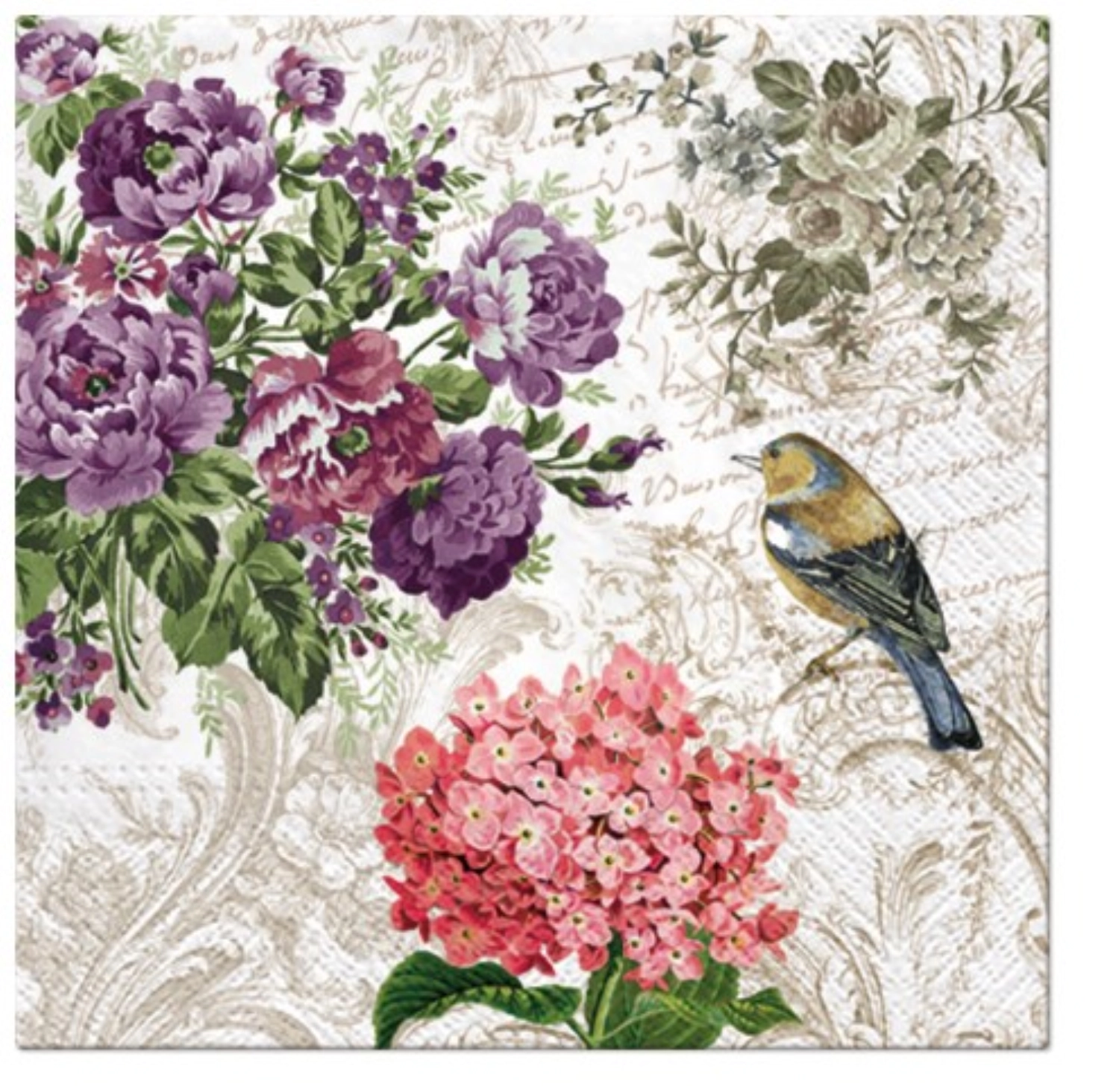 Image de PAW - Serviettes Lunch 20x charmant Jardin 33 x 33 cm