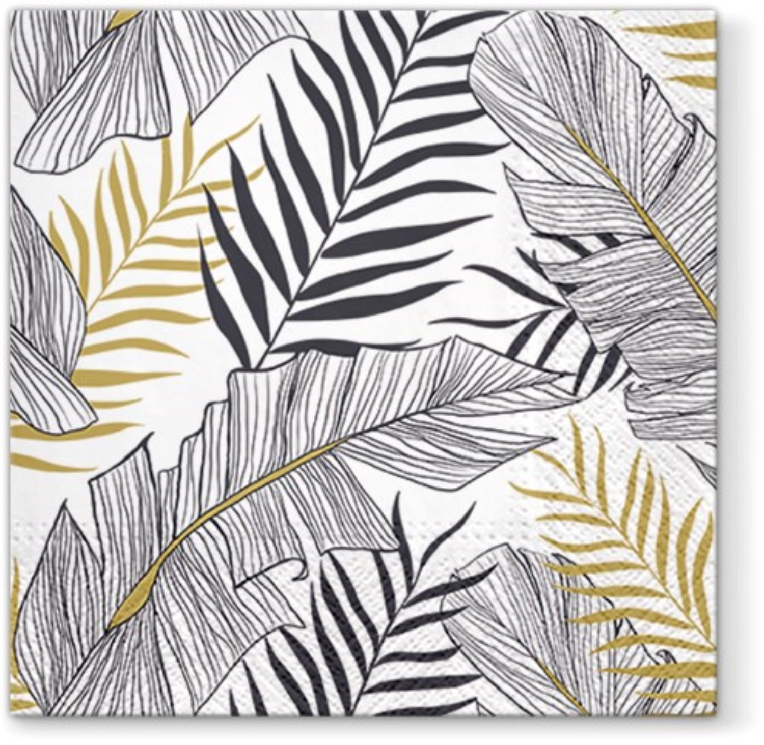 Image de PAW - Serviettes Lunch 20x Feuilles Exotiques 33 x 33 cm