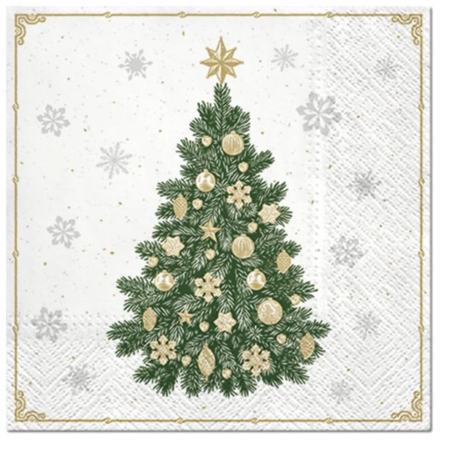 Bild von PAW - Servietten Lunch 20x Frosty Tree 33 x 33 cm