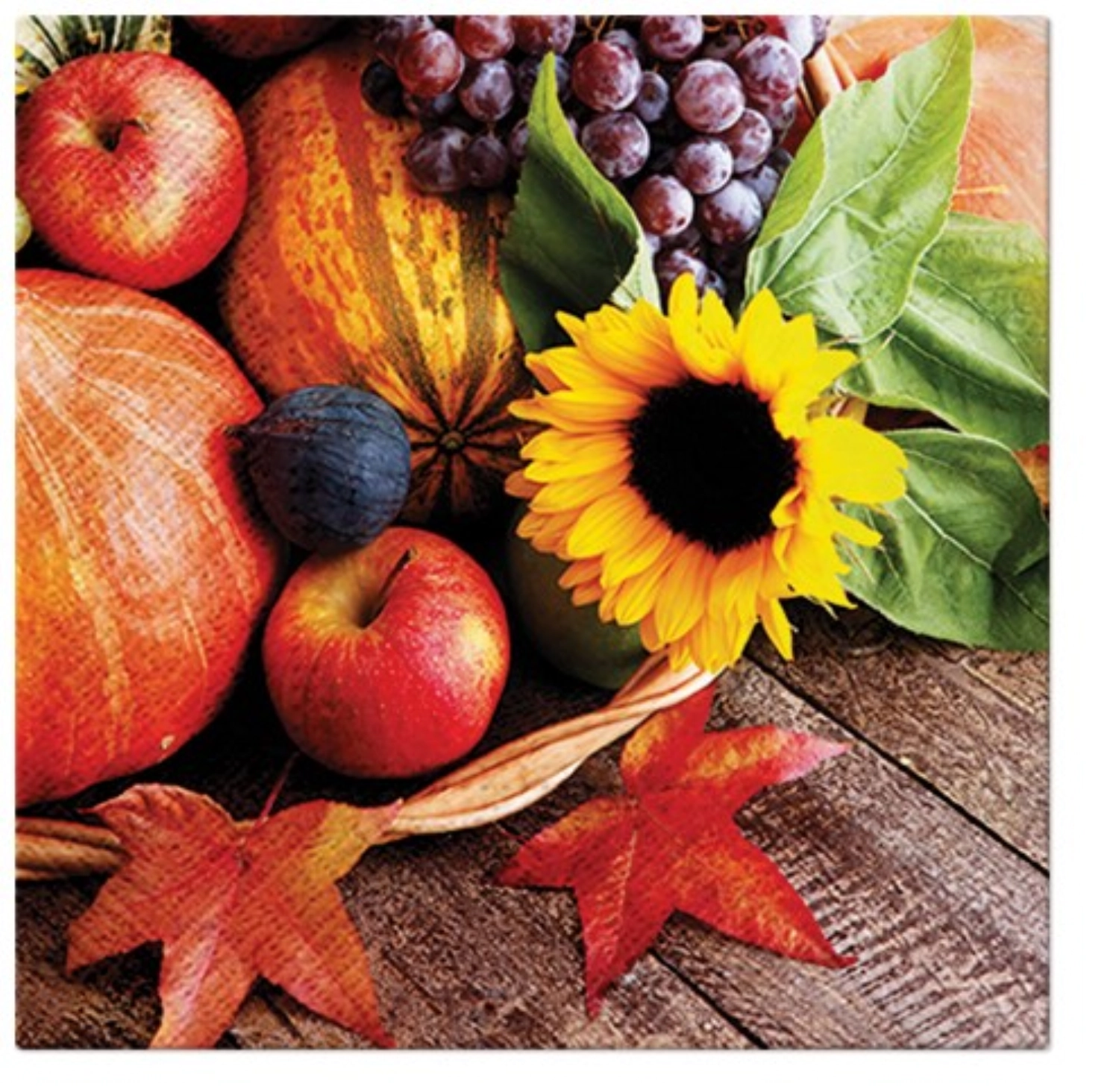 Bild von PAW - Servietten Lunch 20x Herbstzeit 33 x 33 cm