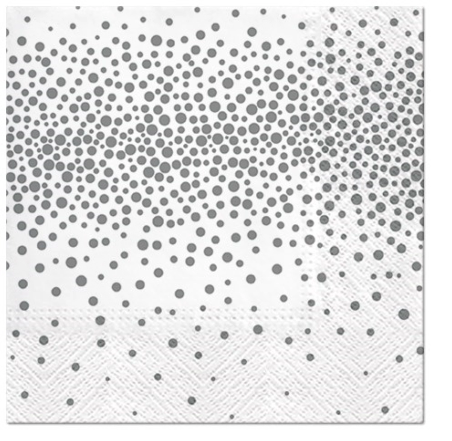 Immagine di PAW - Tovaglioli Lunch 20x Confetti bianco/argento 33 x 33 cm