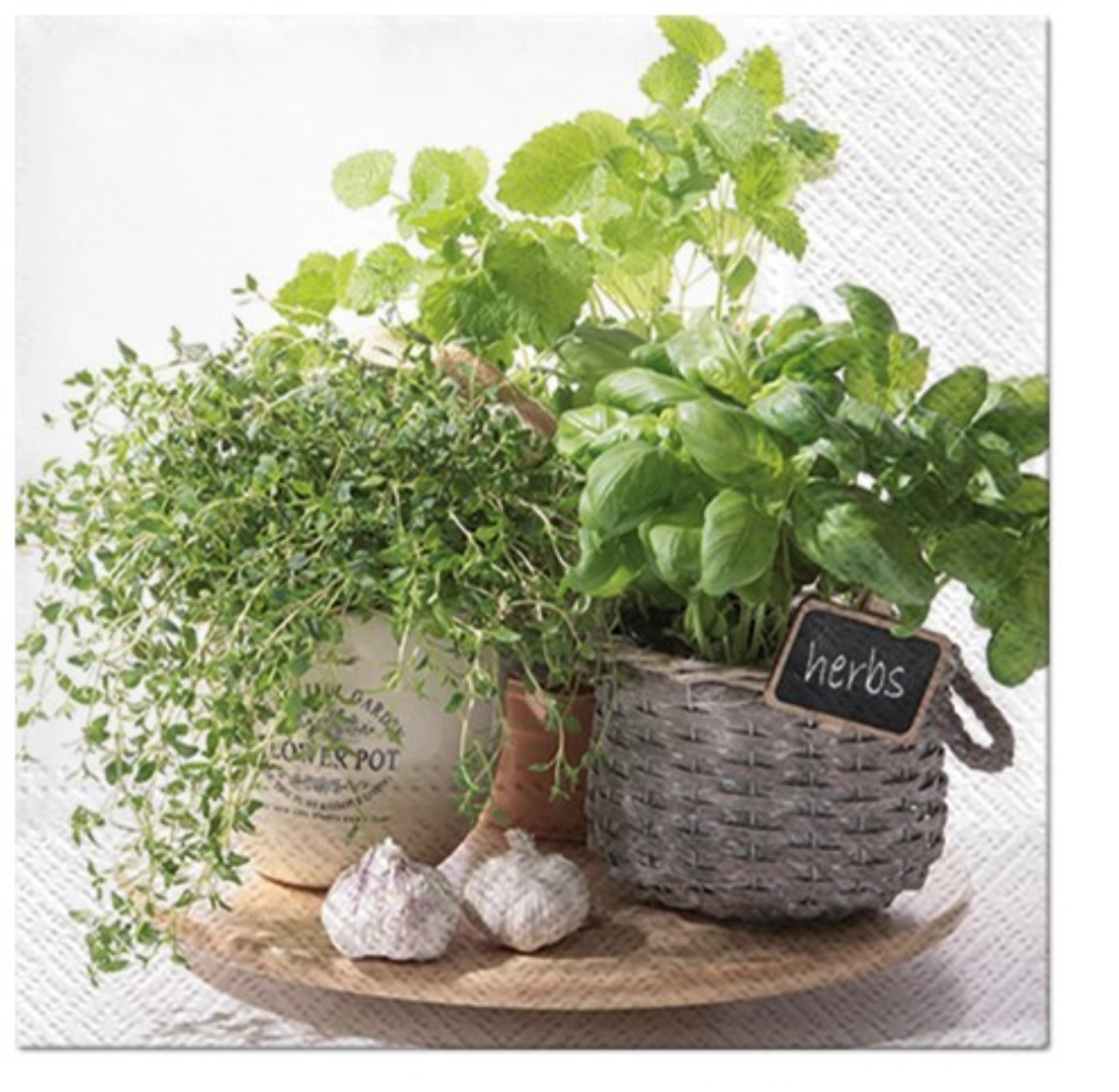 Immagine di PAW - Tovaglioli Lunch 20x Erbe 33 x 33 cm