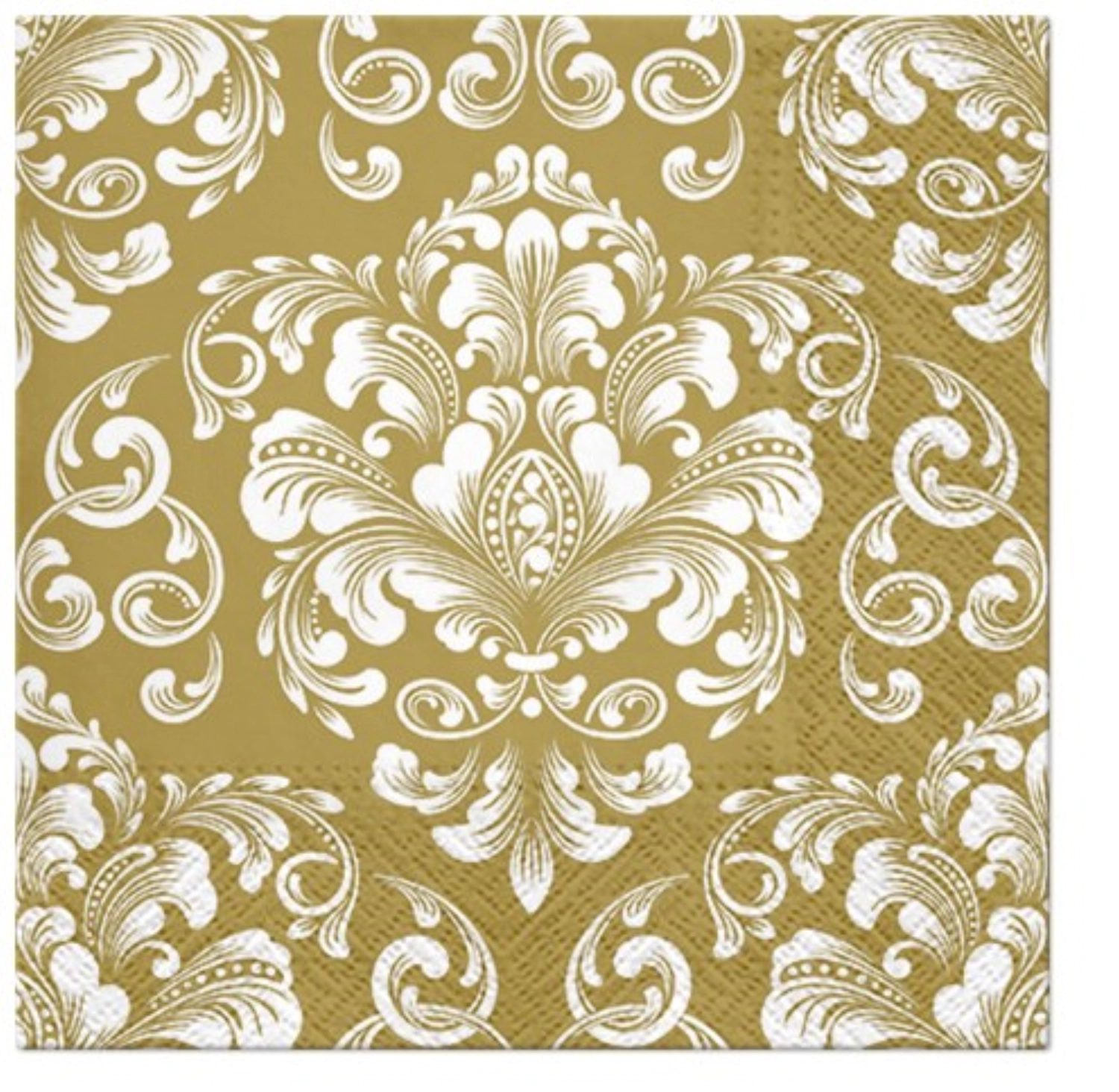 Image de PAW - Serviettes Lunch 20x Ornement or 33 x 33 cm