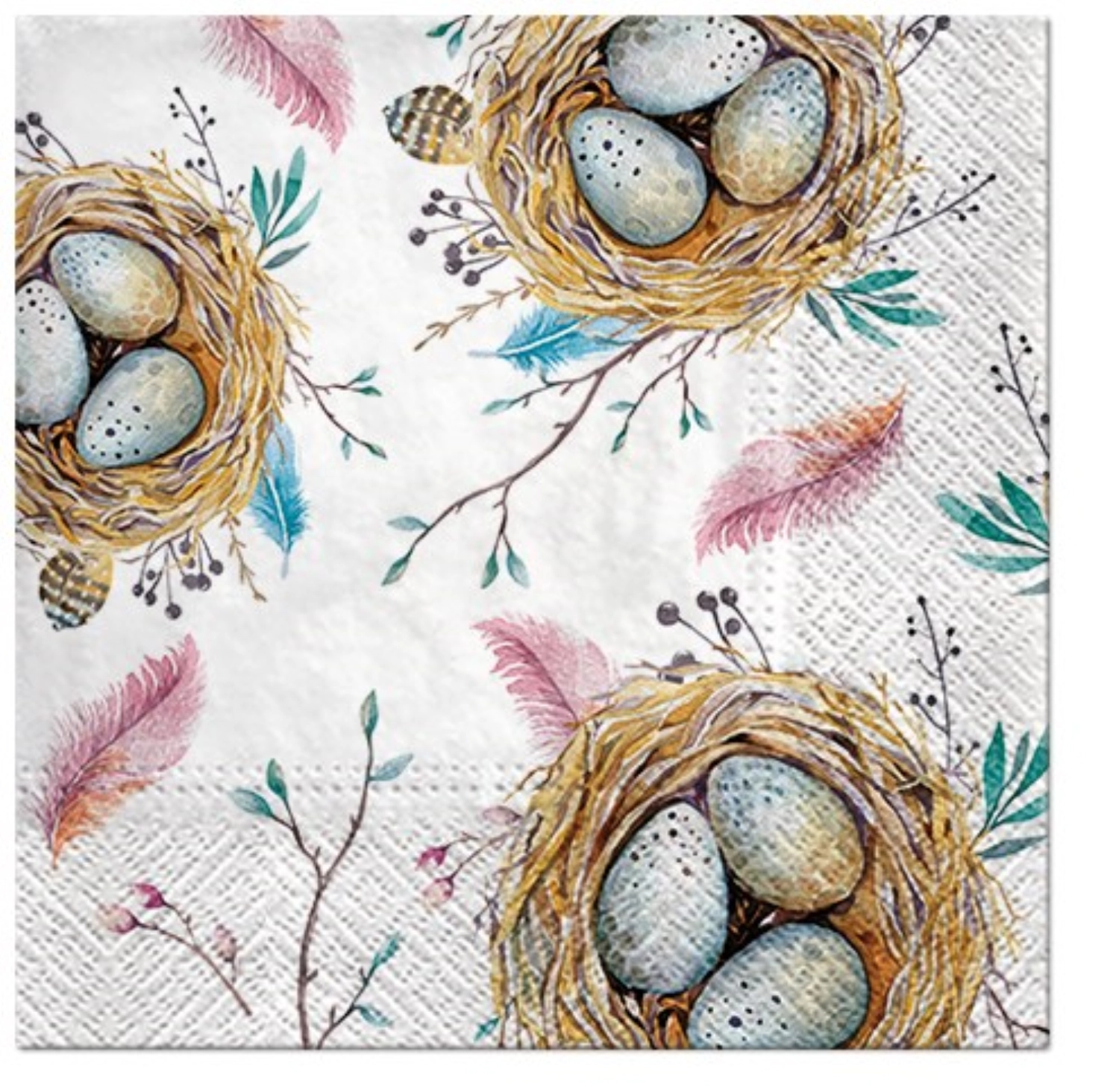 Image de PAW - Serviettes Lunch 20x Nid de Pâques 33 x 33 cm