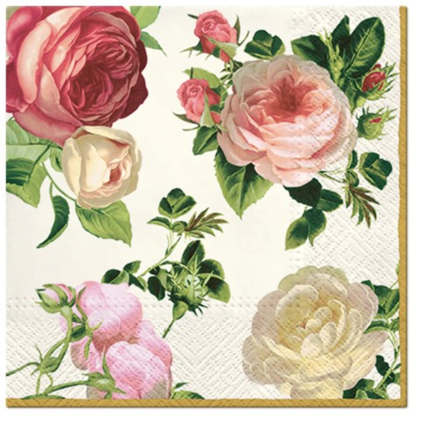 Image de PAW - Serviettes Lunch 20x Rosalia R 33 x 33 cm