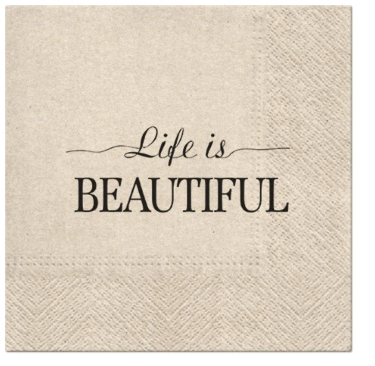 Bild von PAW - Servietten Lunch 20x We care Life is beautiful 33 x 33 cm
