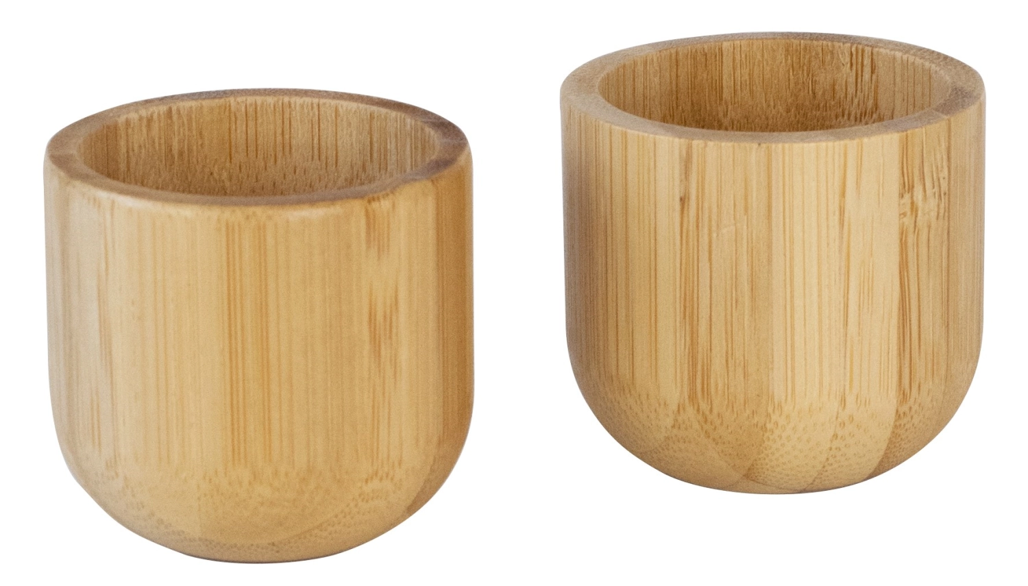 Bild von Pebbly - 2er Set Eierbecher Bambus D 5 x 4.5 cm