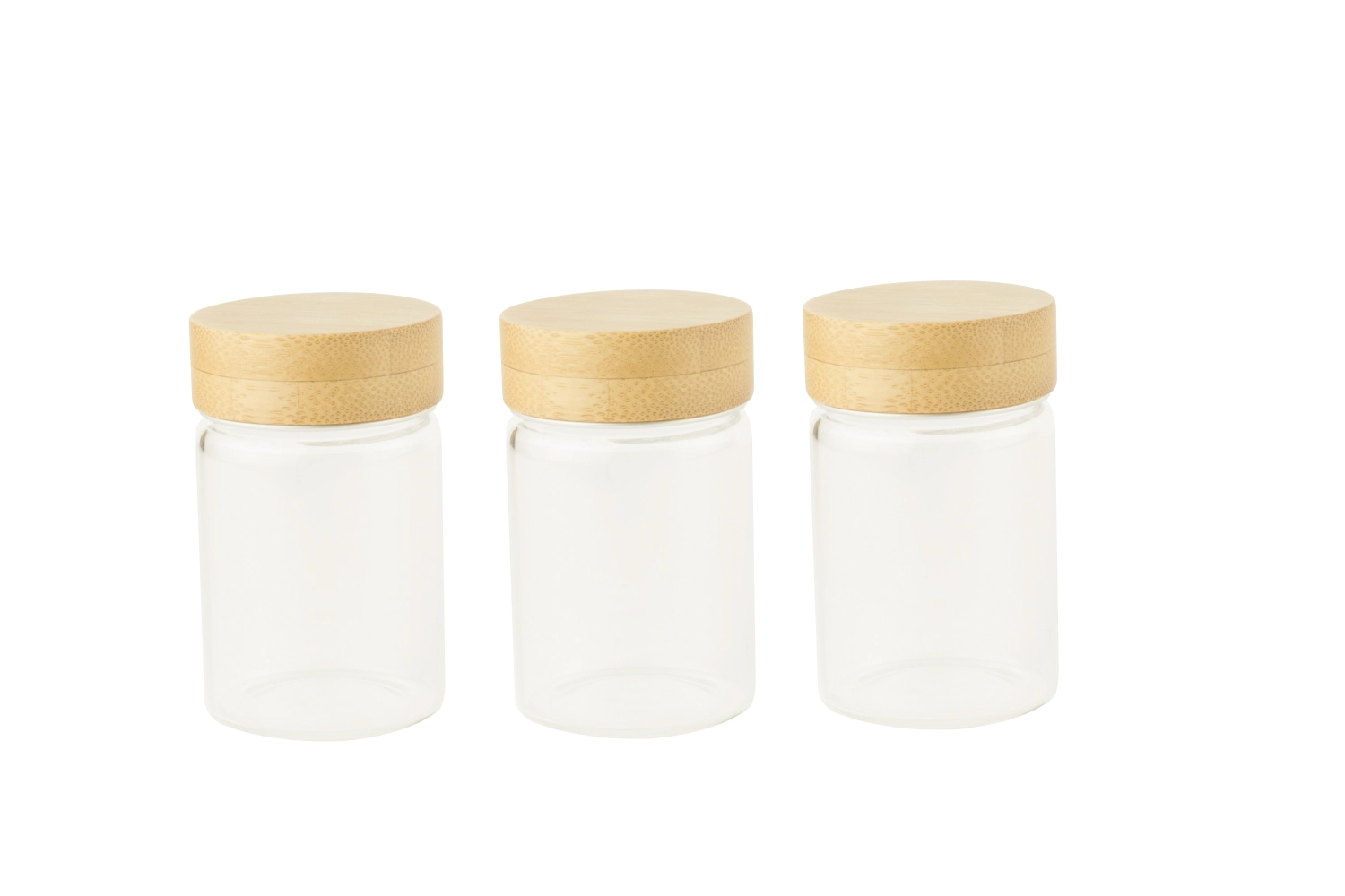 Picture of Pebbly - 3er Set Storage Jar with Bamboo Lid 75 ml