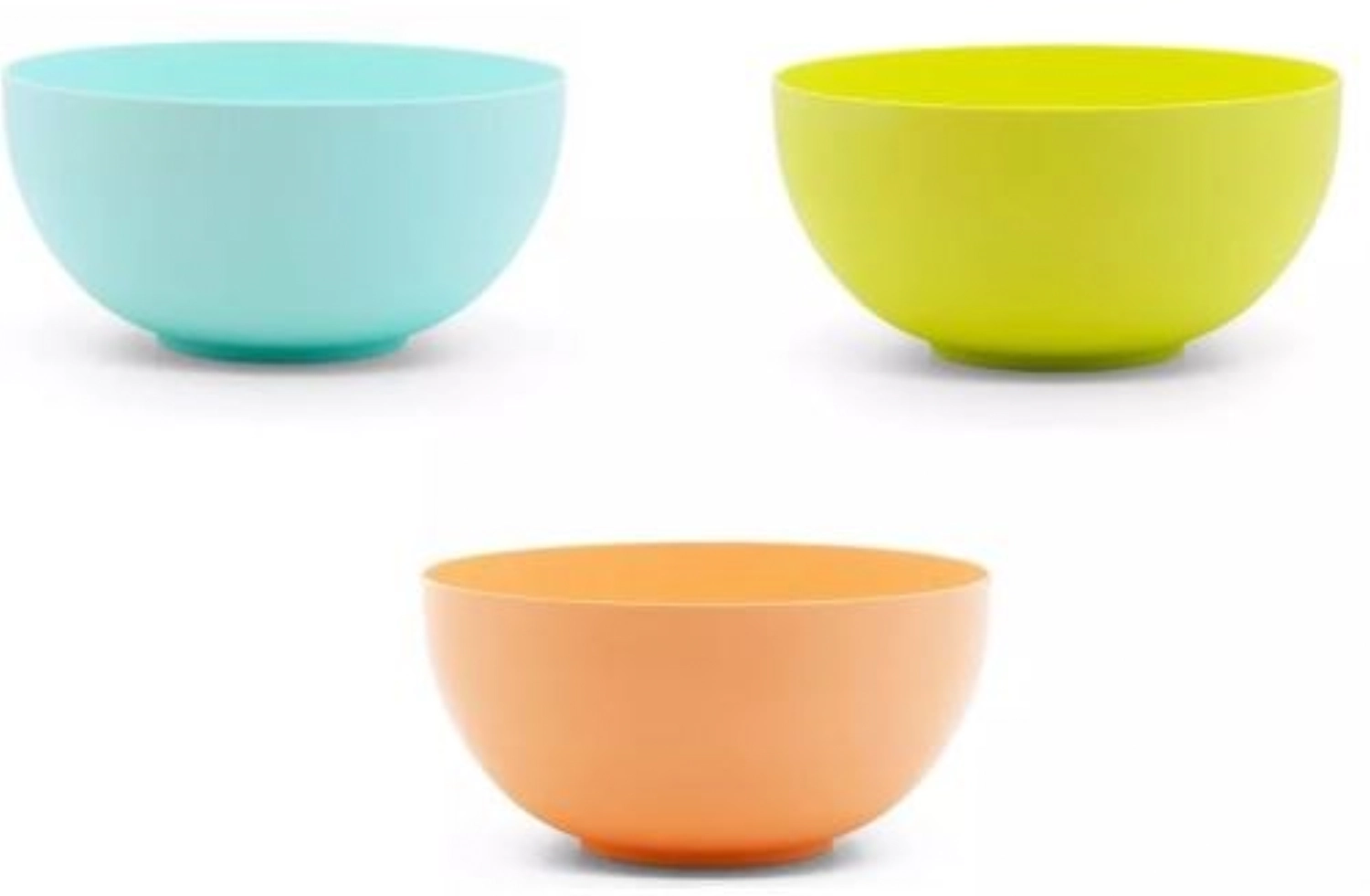 Immagine di Pebbly - 6er Set di ciotole in 3 colori D23.5 cm 3.9L verde blu pesca
