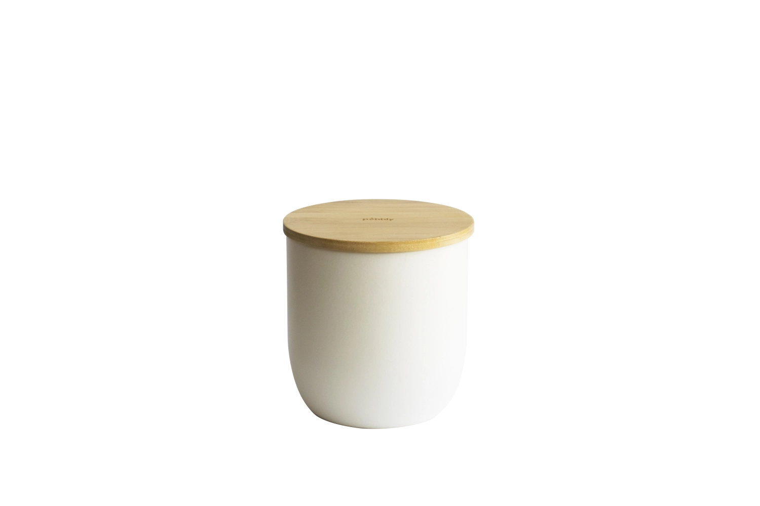 Bild von Pebbly - Metall-Cookie-Dose weiss 2300 ml 15 x 15 x 15.5 cm