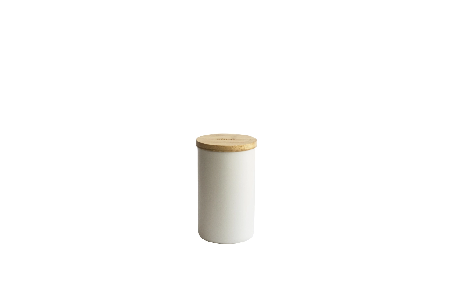 Bild von Pebbly - Metall-Tee-Dose weiss 650 ml 8 x 8 x 13 cm