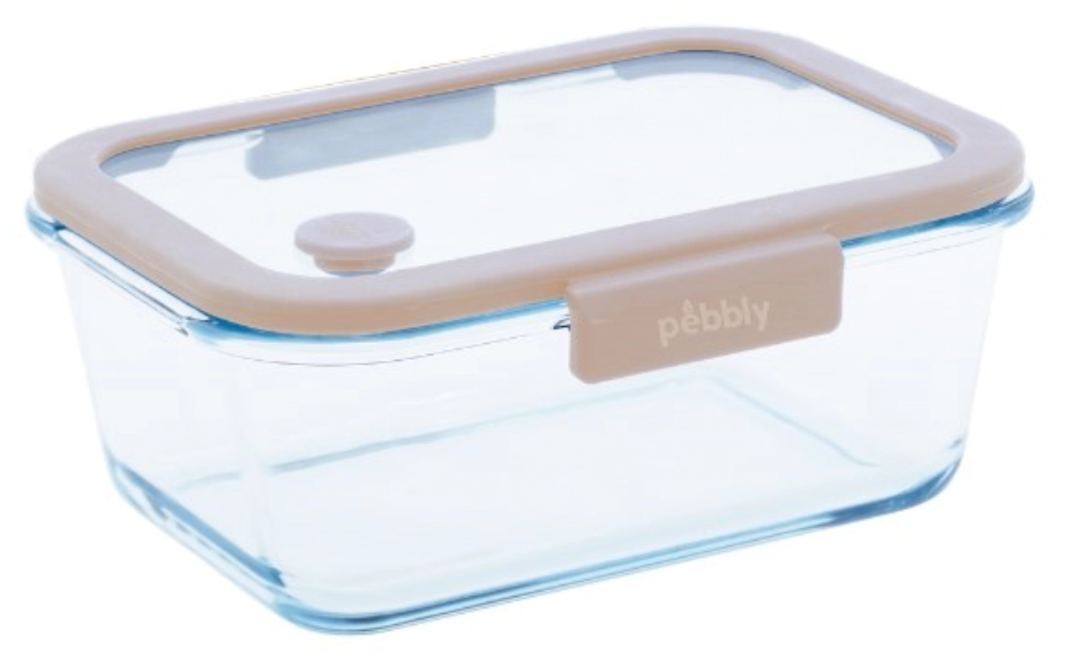 Picture of Pebbly - Vacuum Storage Jar made of Glass 22.8 x 18.5 x 9.1 cm 1.9 l