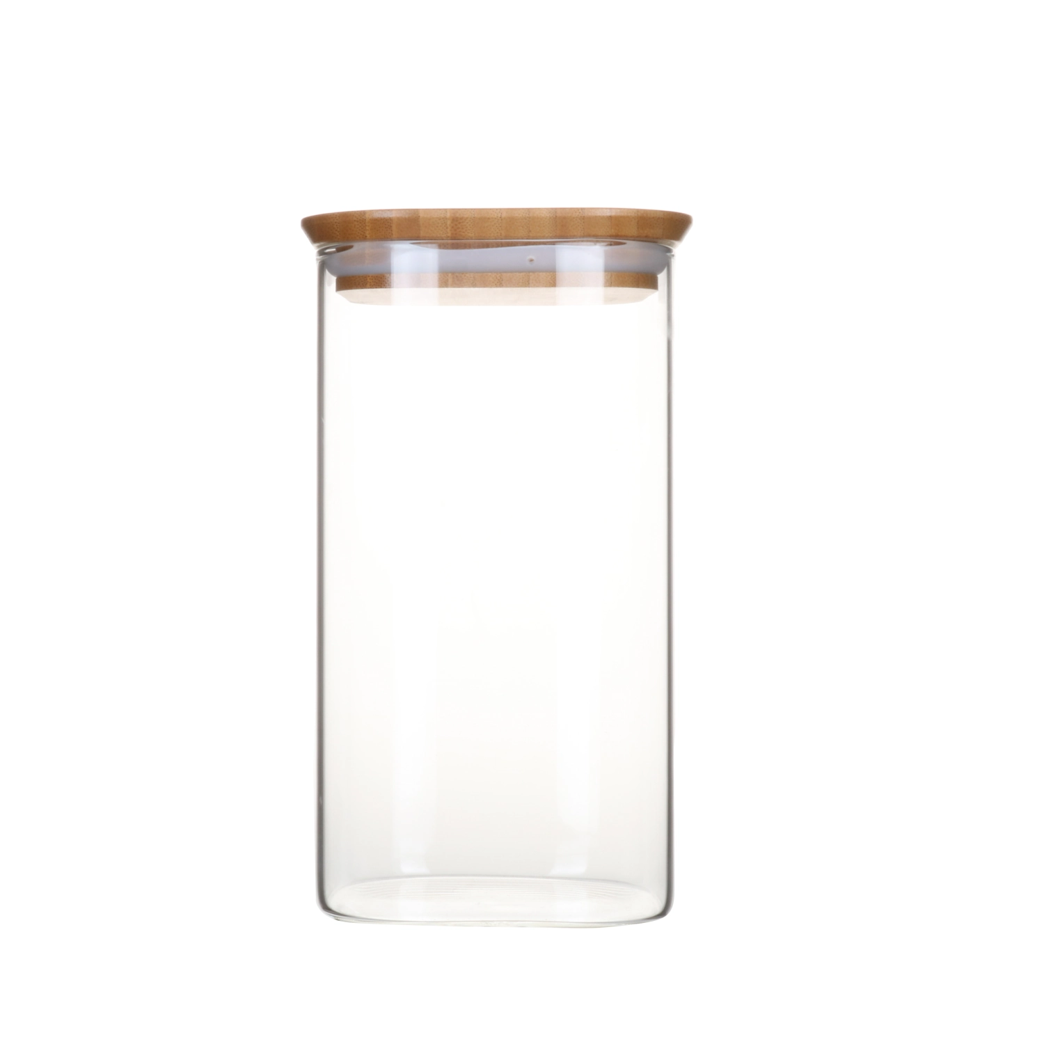 Picture of Pebbly - Storage Jar with Bamboo Lid 1.4 l 11 x 11 x 20 cm