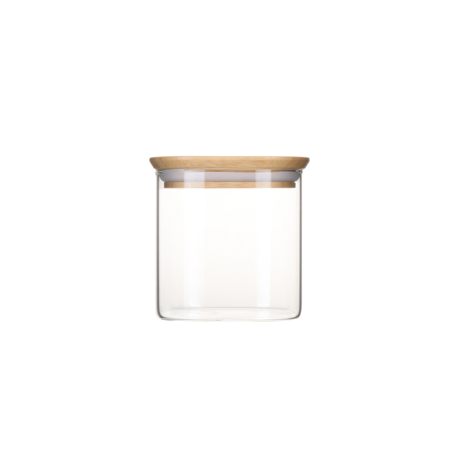 Picture of Pebbly - Storage Jar with Bamboo Lid 800 ml 11 x 11 x 11 cm