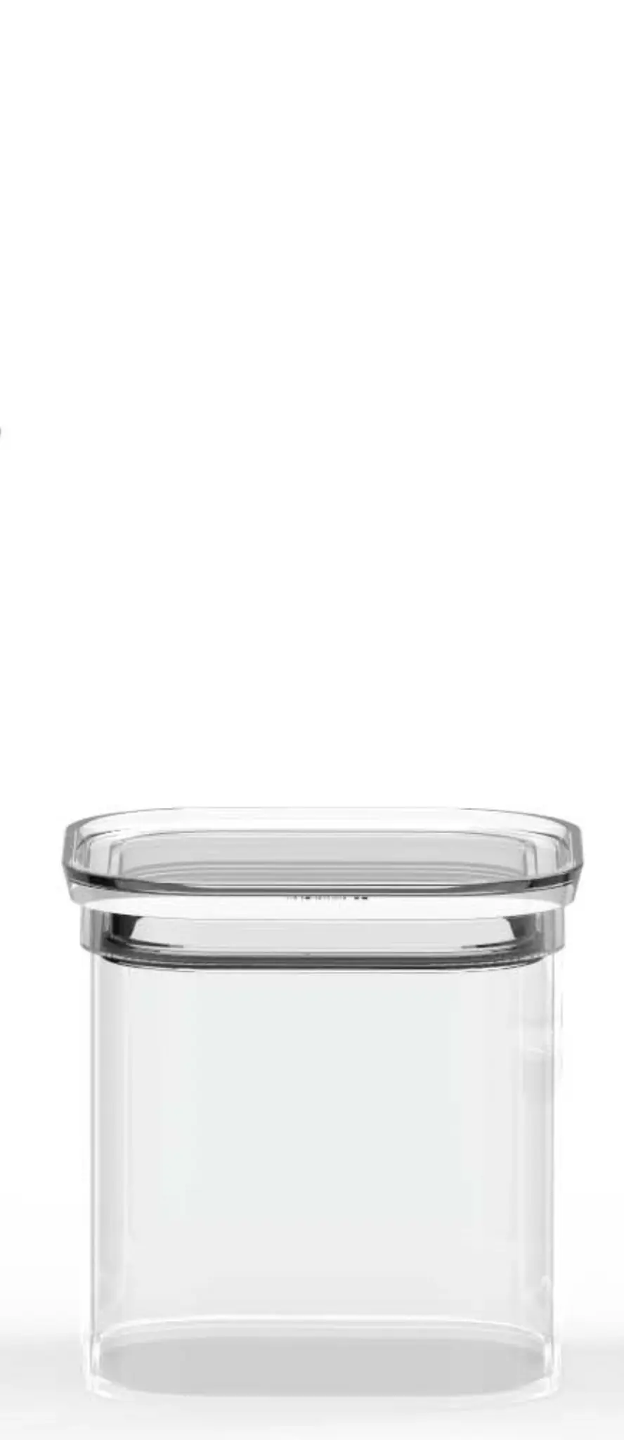 Picture of Pebbly - Storage Jar with Glass Lid 0.8 l 11 x 11 x 11 cm