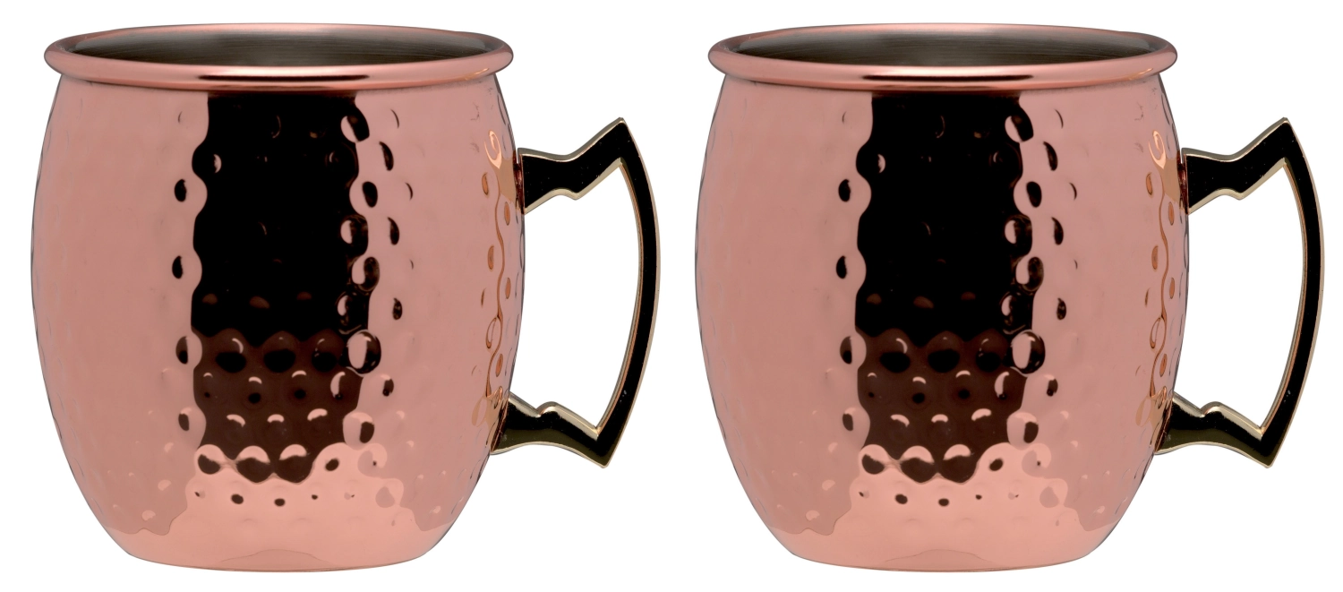 Bild von Piazza - 2er Set Mug Moscow Mule Kupfer Hammerschlag 0.47 lt