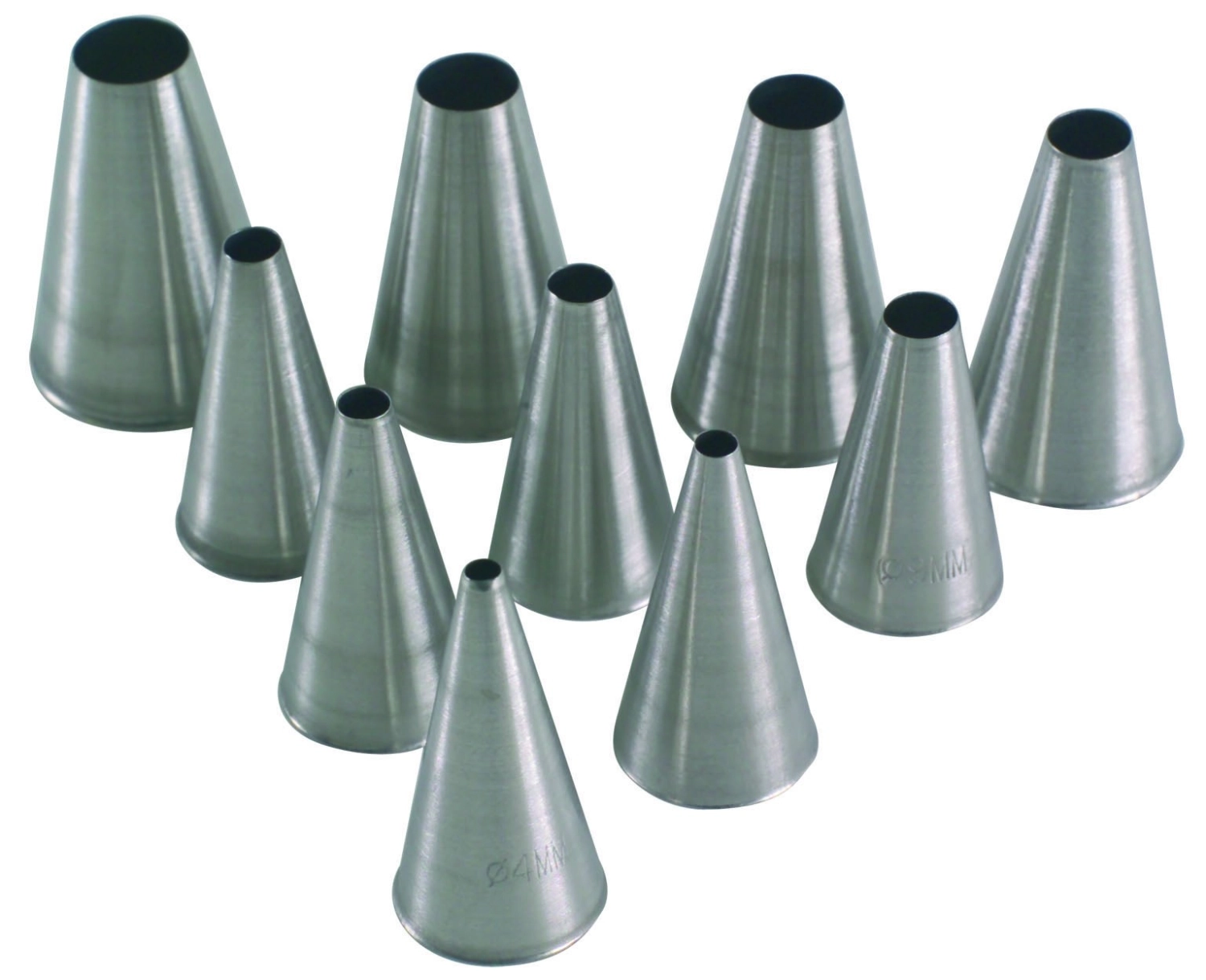Picture of Piazza - 2er Set Piping Tip Round D1.5 cm Stainless Steel