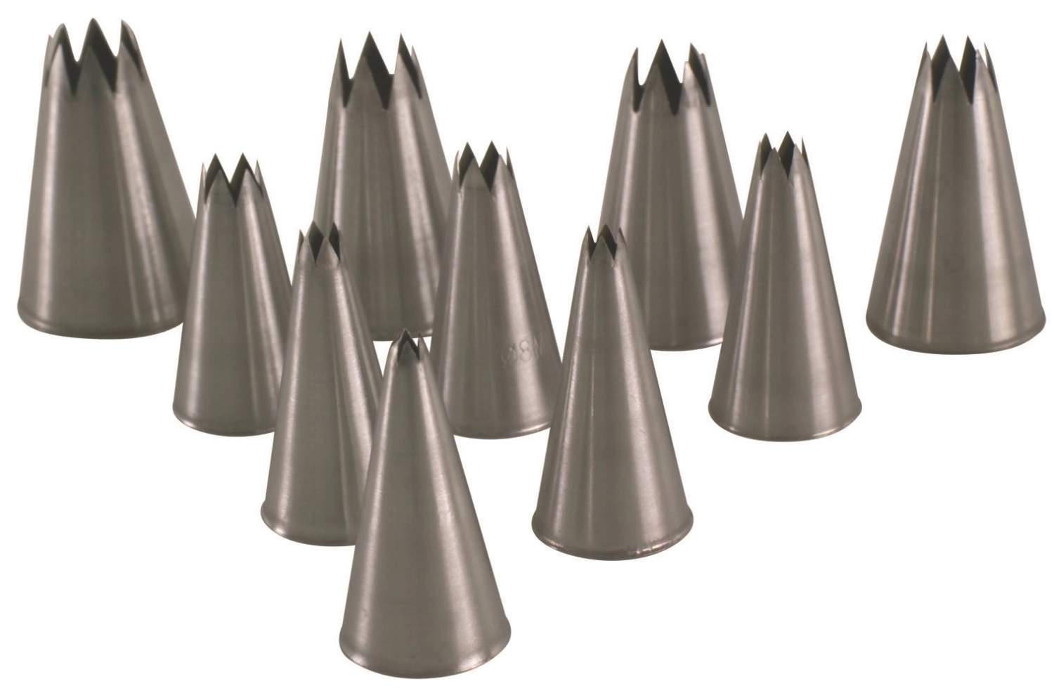 Bild von Piazza - 2er Set Spritztülle Stern D1.8 cm Edelstahl
