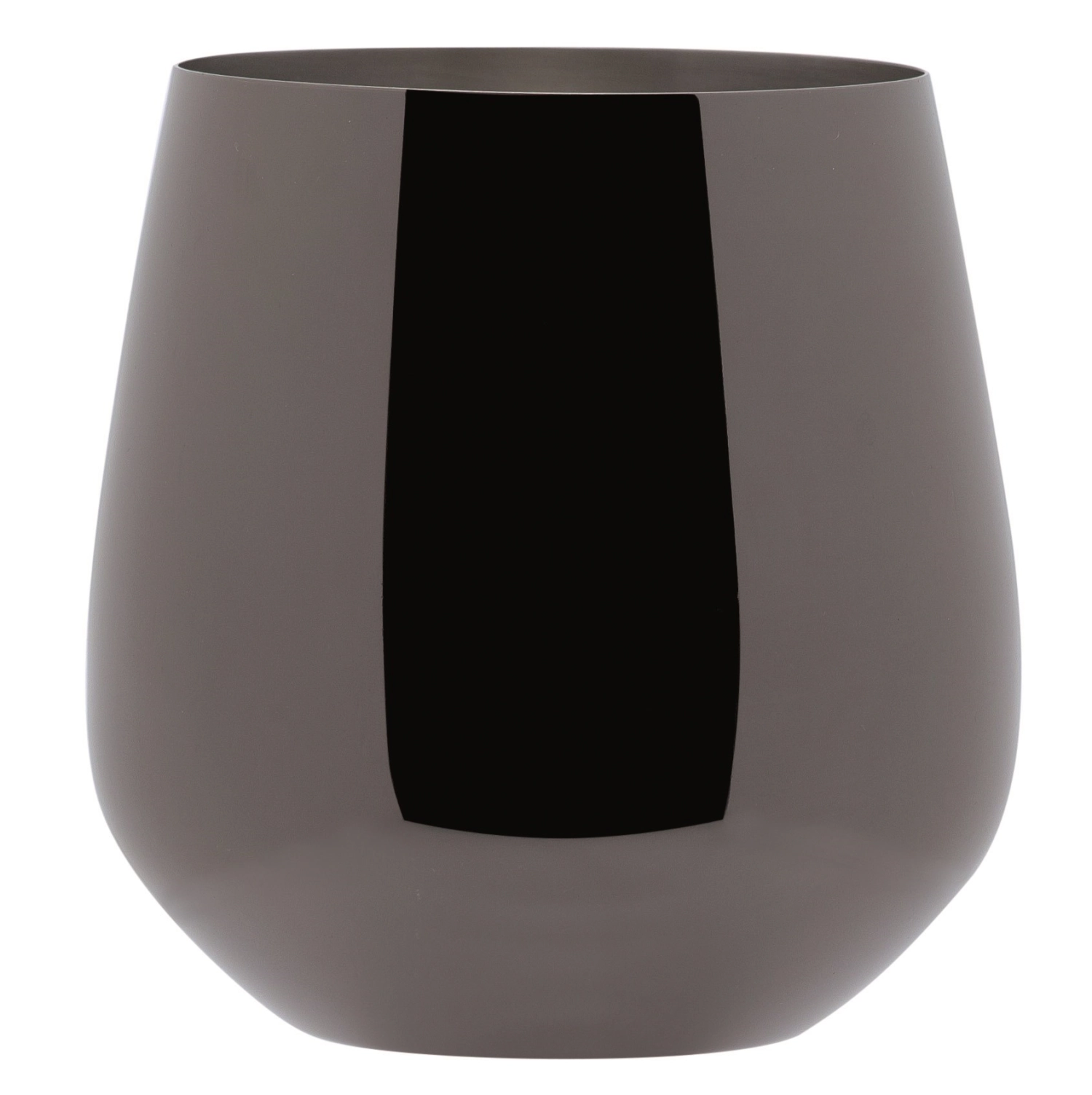Bild von Piazza - 2er Set Weinglas schwarz beschichtet 0.55 lt H 9.7 cm