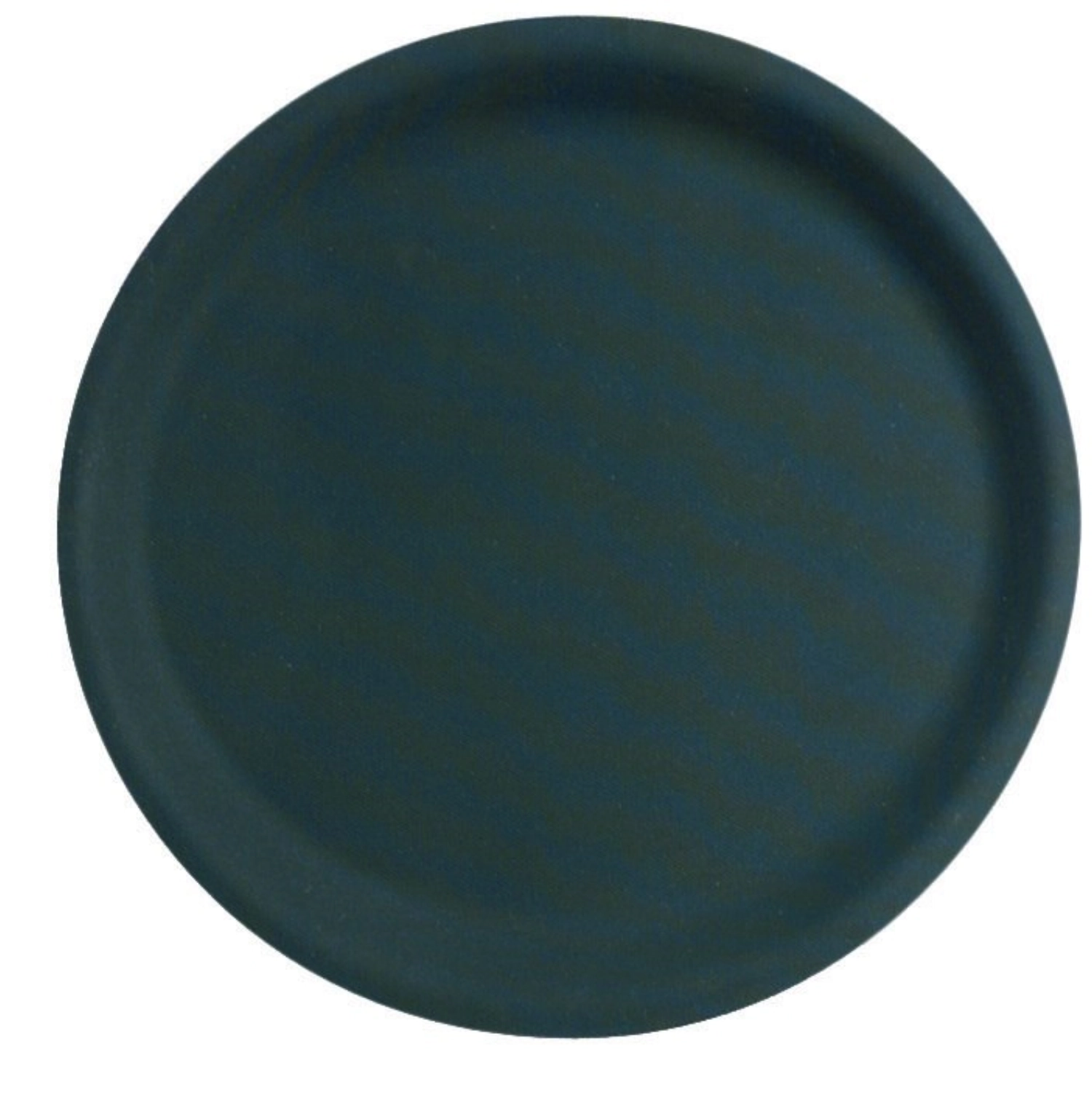 Immagine di Piazza - Vassoio antiscivolo nero rotondo 38 cm