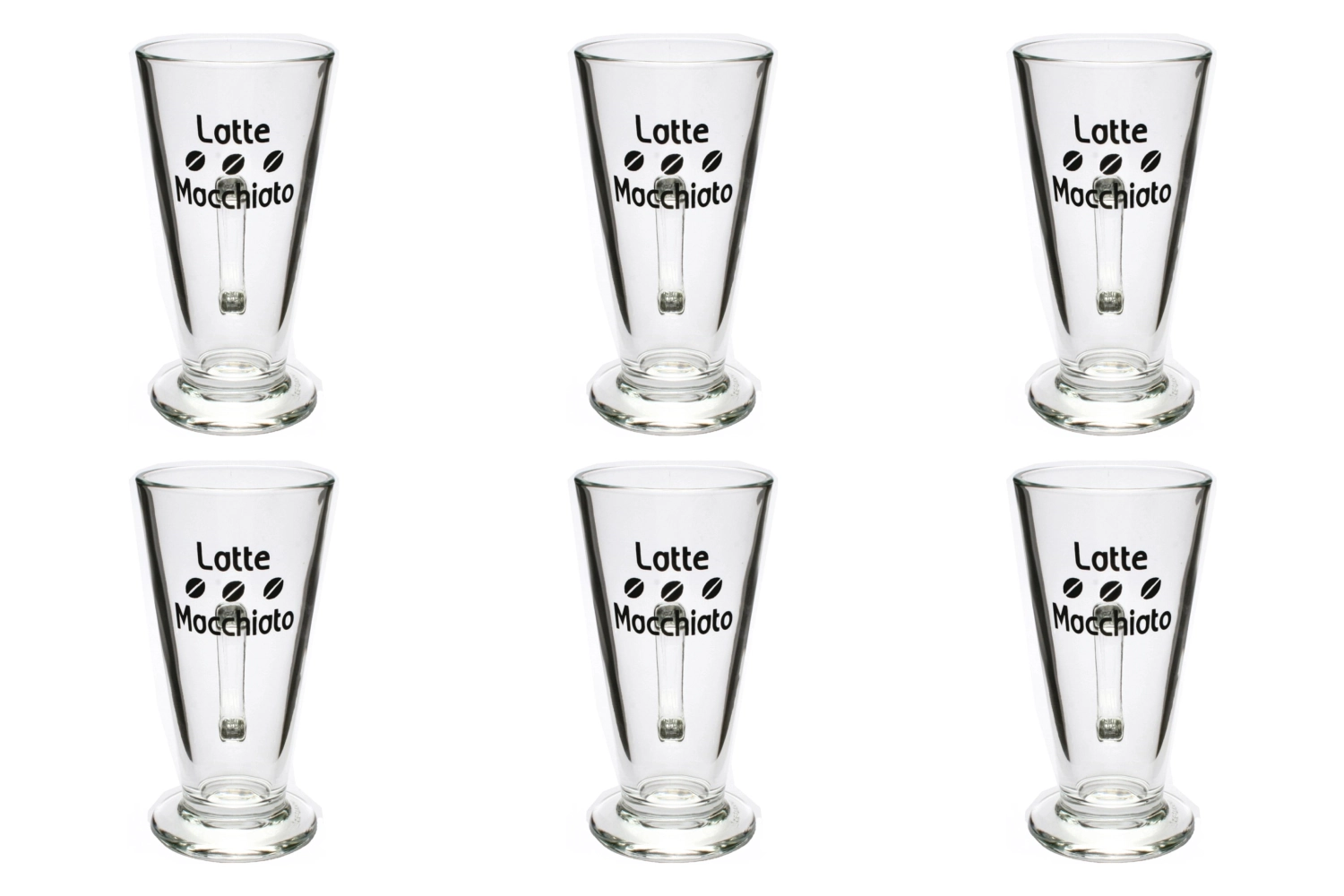 Image de Rastal - 6offret de verres à latte macchiato Acapulco 28 cl 15 cm