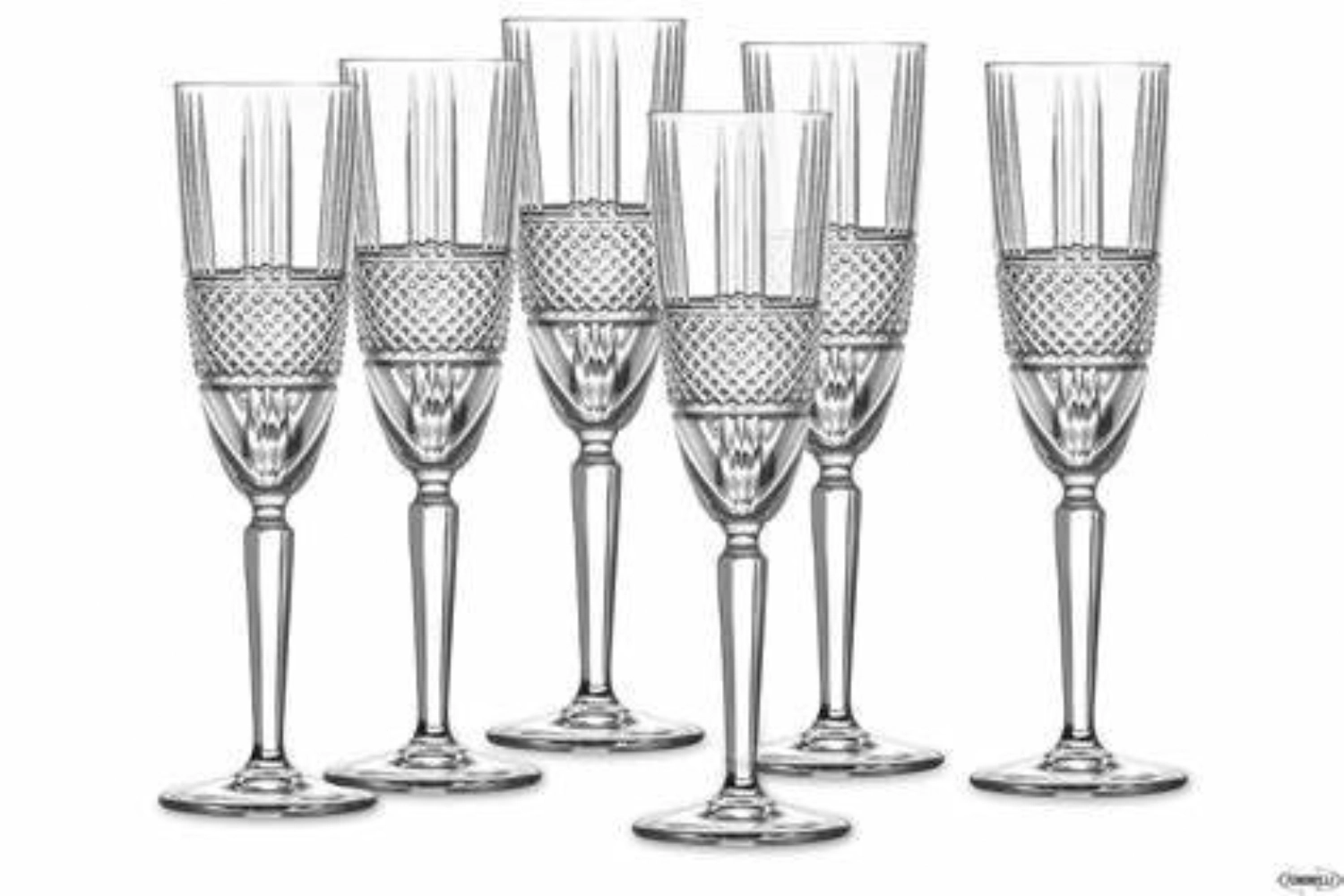 Bild von RCR - 6er Set Brillante Flute Ø 5.9 H 22.7 cm 19 cl
