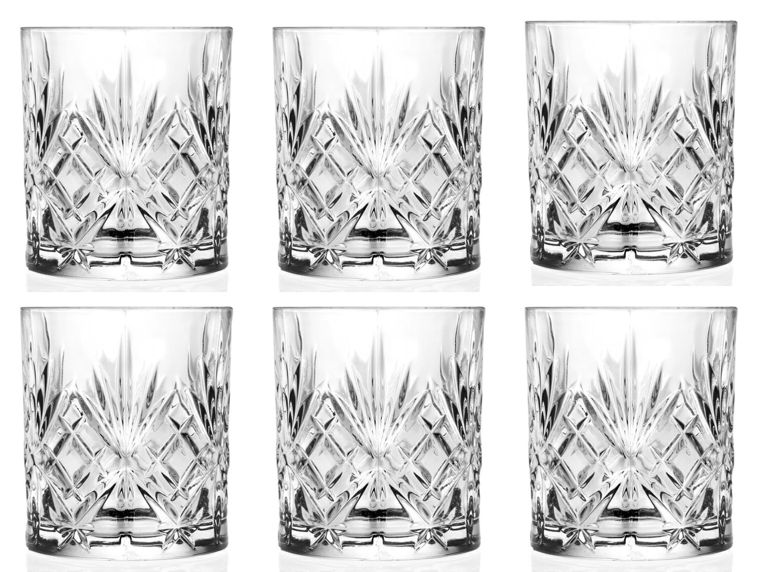 Bild von RCR - 6er Set Melodia Dof Tumbler Ø 8.2 H 5.2 cm 34 cl