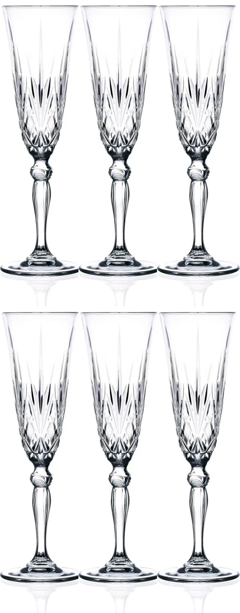 Bild von RCR - 6er Set Melodia Flute Ø 7.0 H 22.2 cm 16 cl