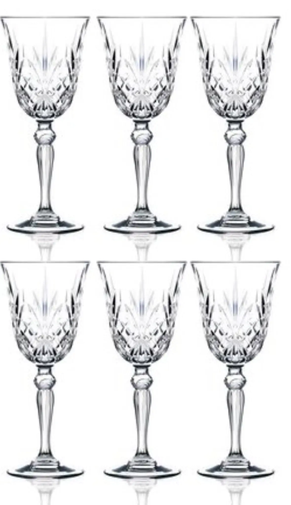 Bild von RCR - 6er Set Melodia Weinglas Ø 8.2 H 19 cm 21 cl