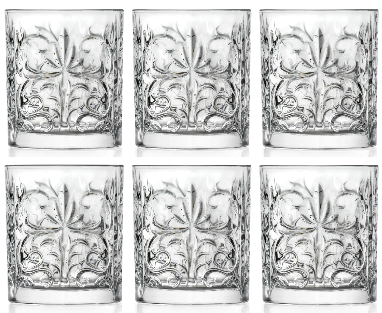 Bild von RCR - 6er Set Tattoo Dof Becher Ø 8.2 H 9.4 cm 34 cl