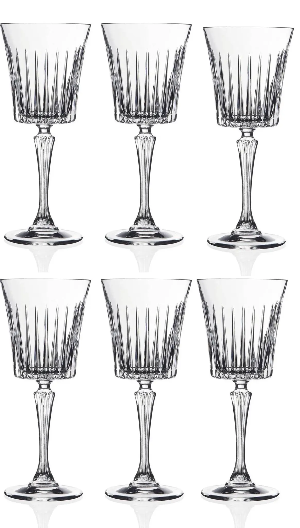Picture of RCR - 6er Set Timeless Wine Glass Ø 8.9 H 20.9 cm 30 cl