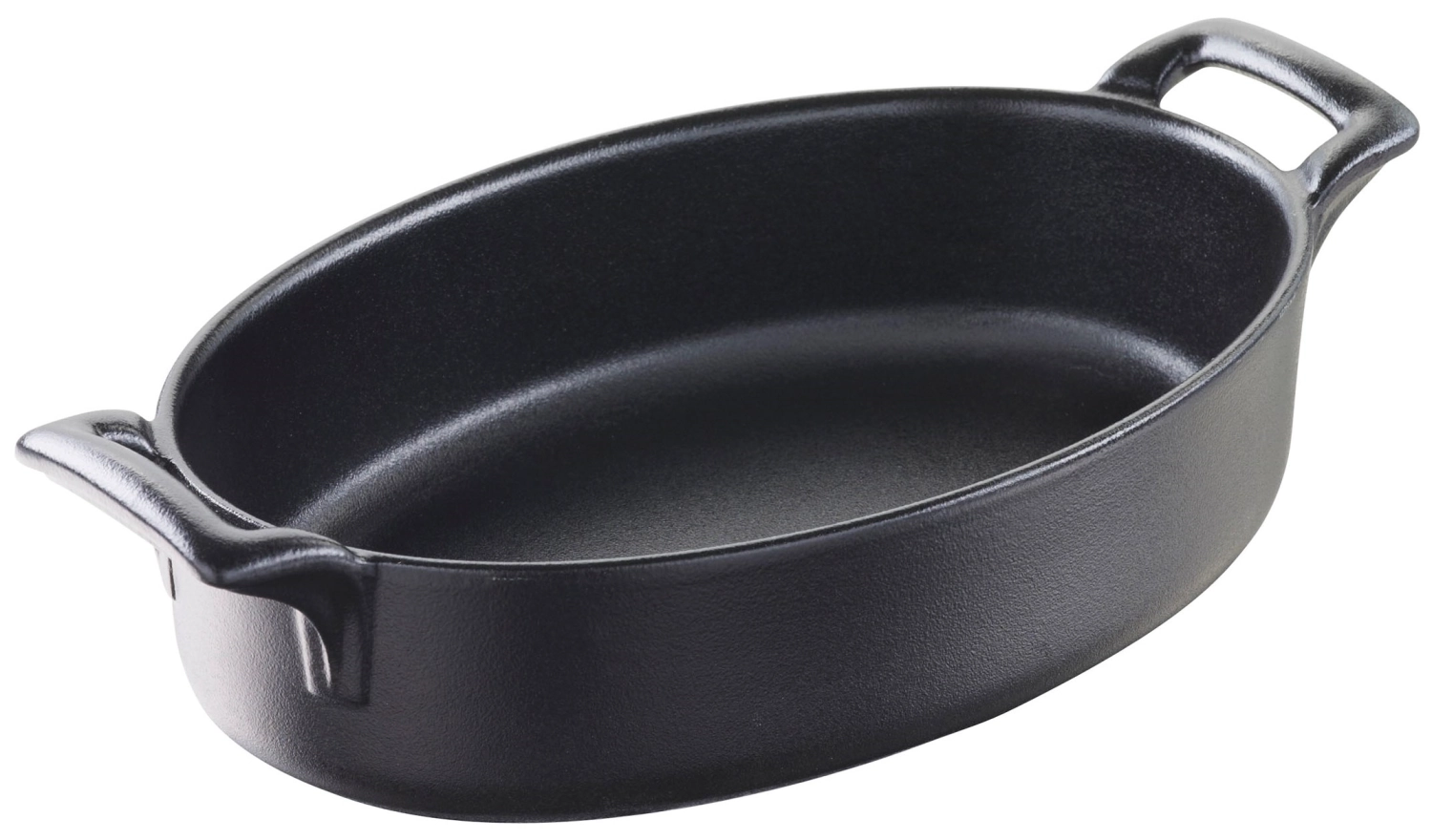 Bild von Revol - Auflaufform oval tief 18 x 12 x 4.5 cm gusseisen-optik